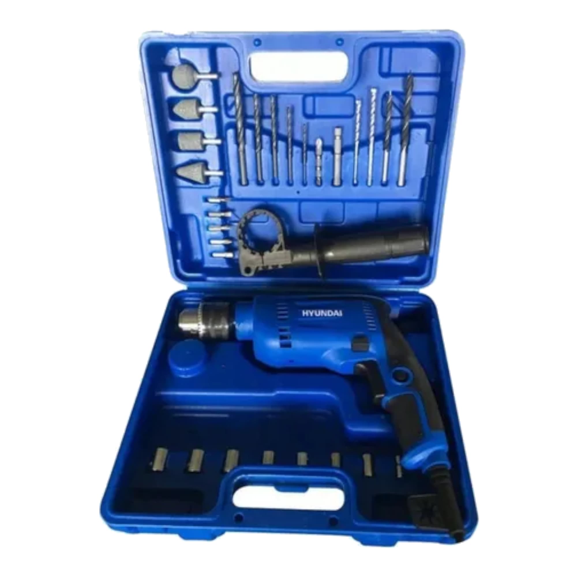 Kit Taladro Percutor Hyundai Hiyd602k 600W 2800RPM 28 Piezas - 1