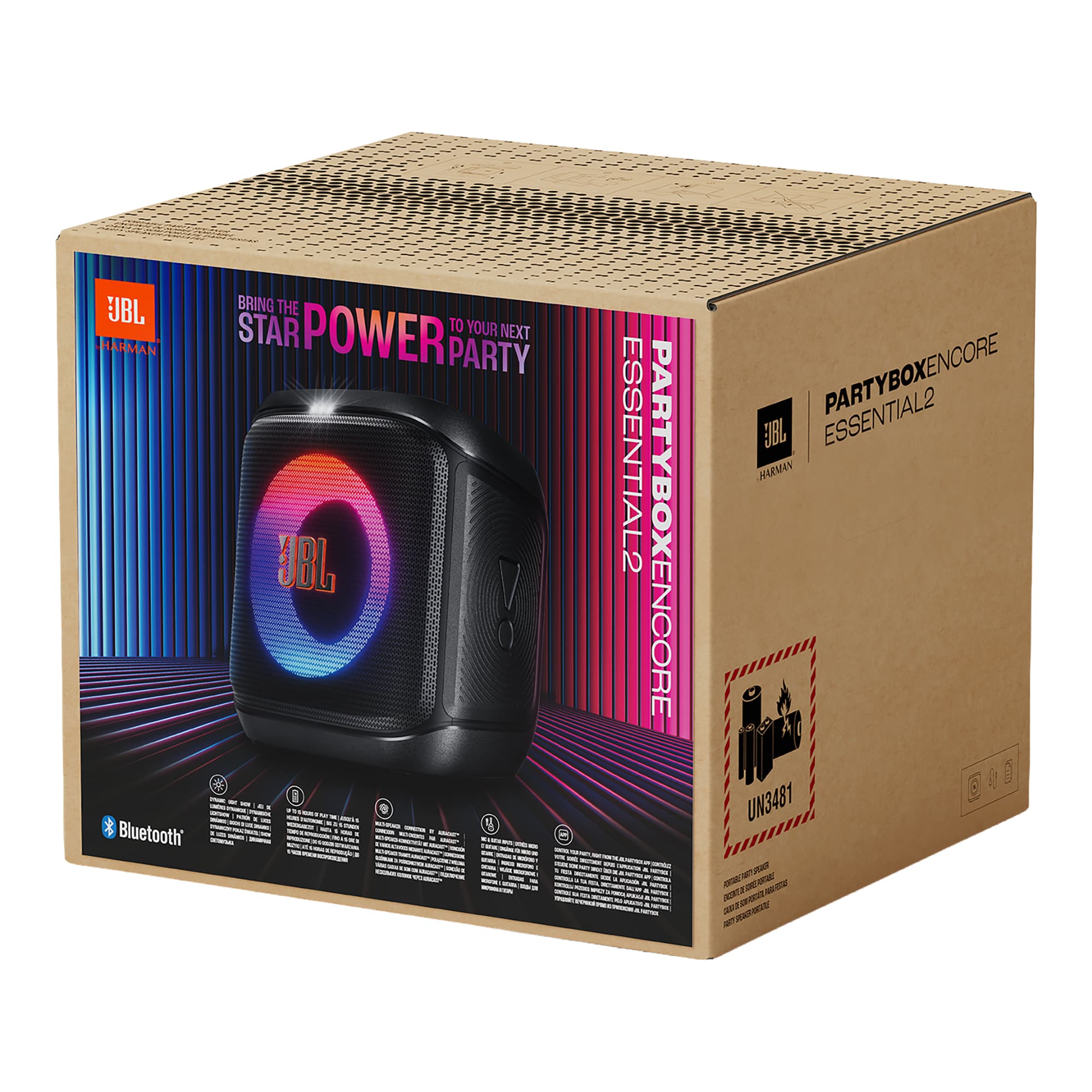 Parlante Bt Jbl Partybox Encore Essential 2 Ipx4 100w - 8