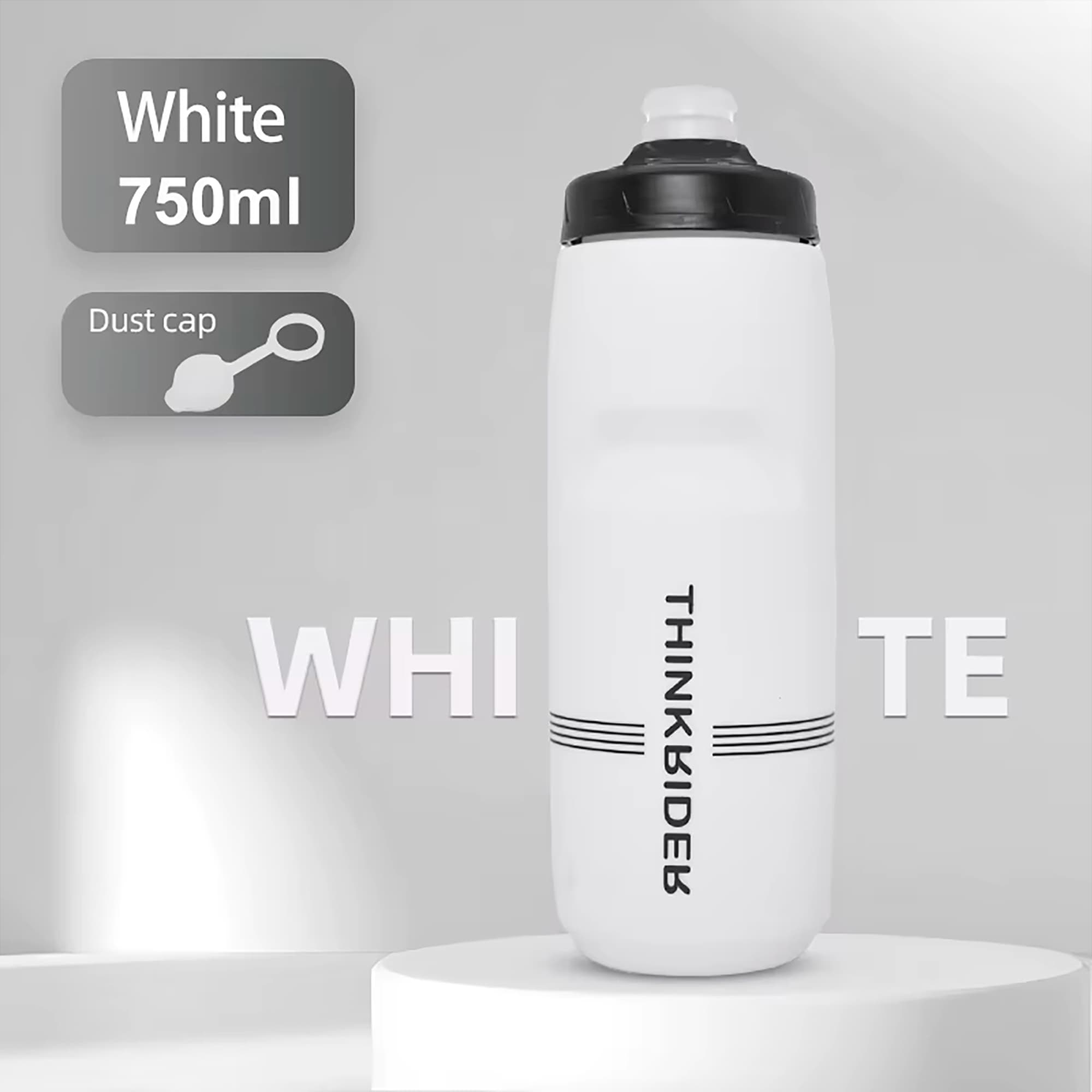 Botella Para Ciclismo Thinkrider 750ml Antideslizante Tapa Con Bloqueo - 2