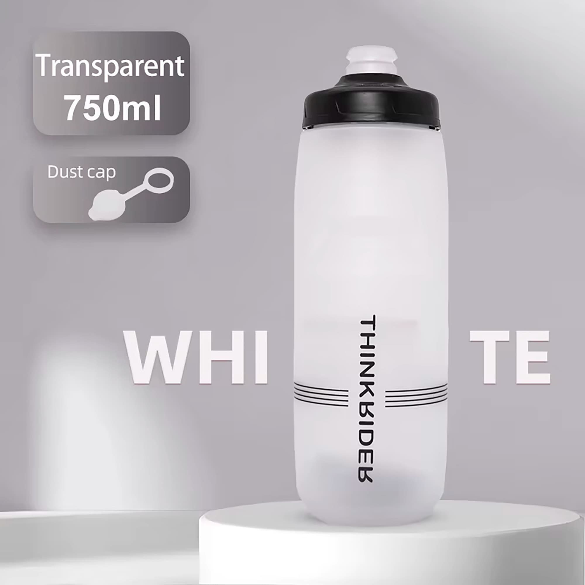 Botella Para Ciclismo Thinkrider 750ml Antideslizante Tapa Con Bloqueo - 2