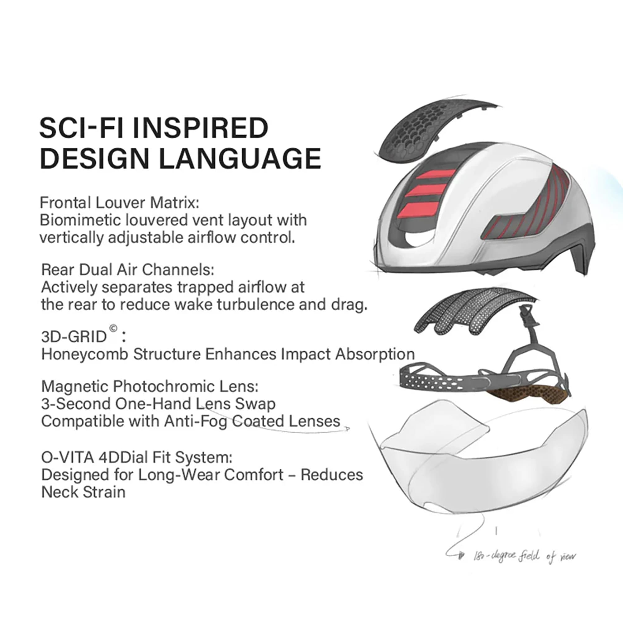 Casco Para Ciclista Con Visor Sunrimoon TT-31 L - 4