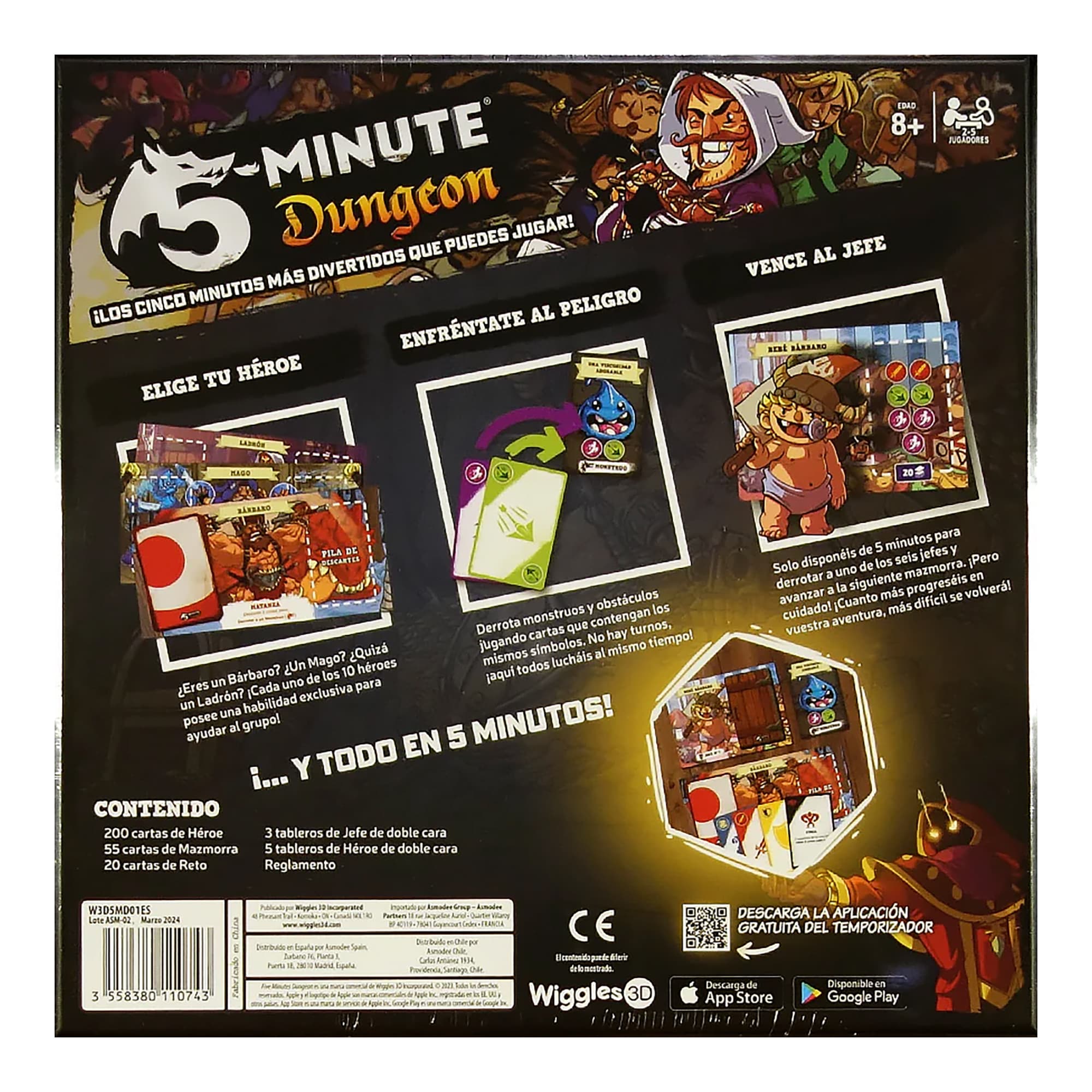 Juego De Mesa Asmodee 5 Minute Dungeon +8 - 2