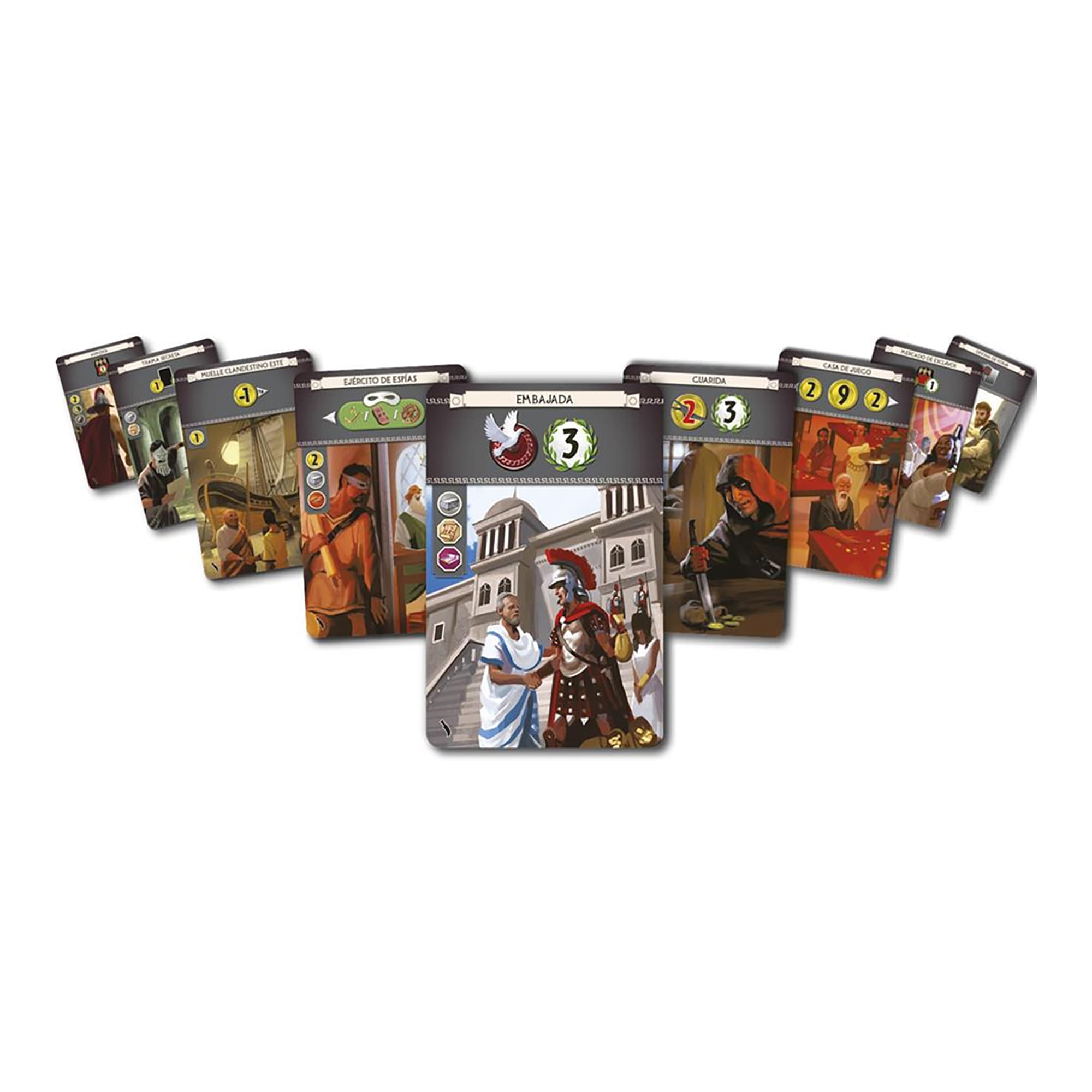 Juego De Mesa Asmodee 7 Wonders: Cities +10 - 4