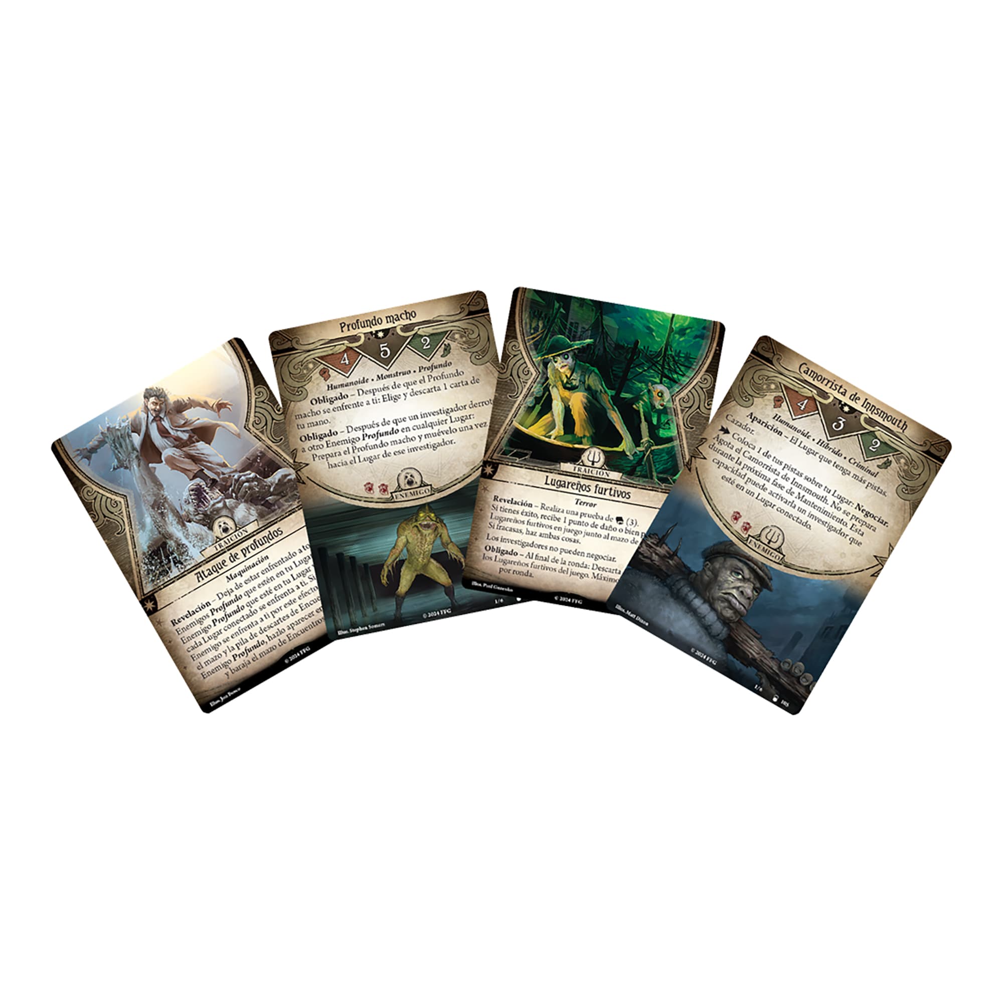 Juego De Mesa Asmodee Arkham Horror Innsmouth +14 - 5
