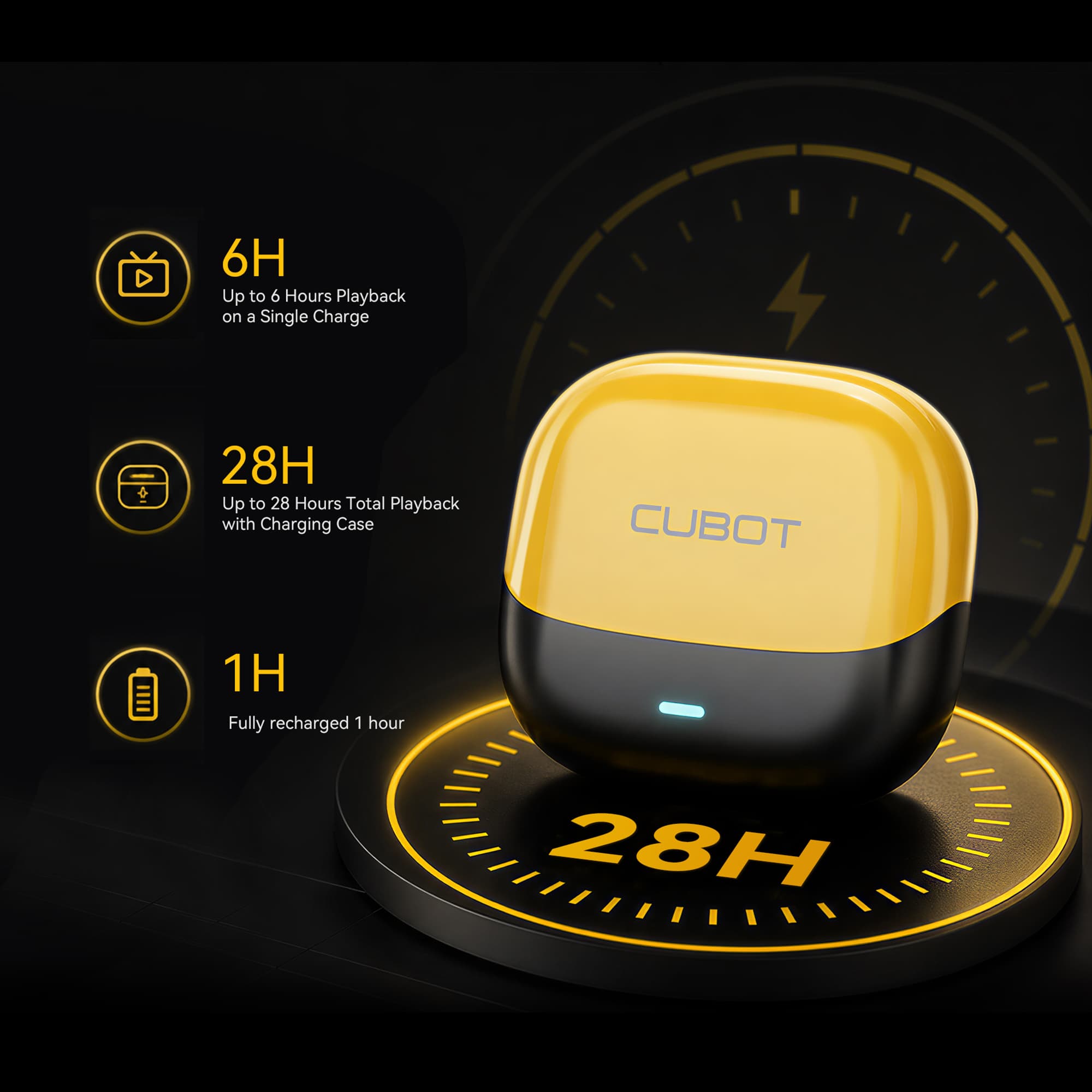 Auriculares Inalámbricos BT Cubot Buds 3a IPX4 - 8