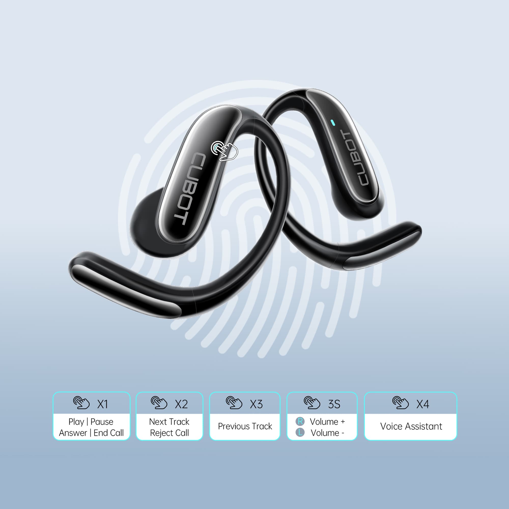 Auriculares Inalámbricos BT Cubot Vibe R3 IPX5 - 4