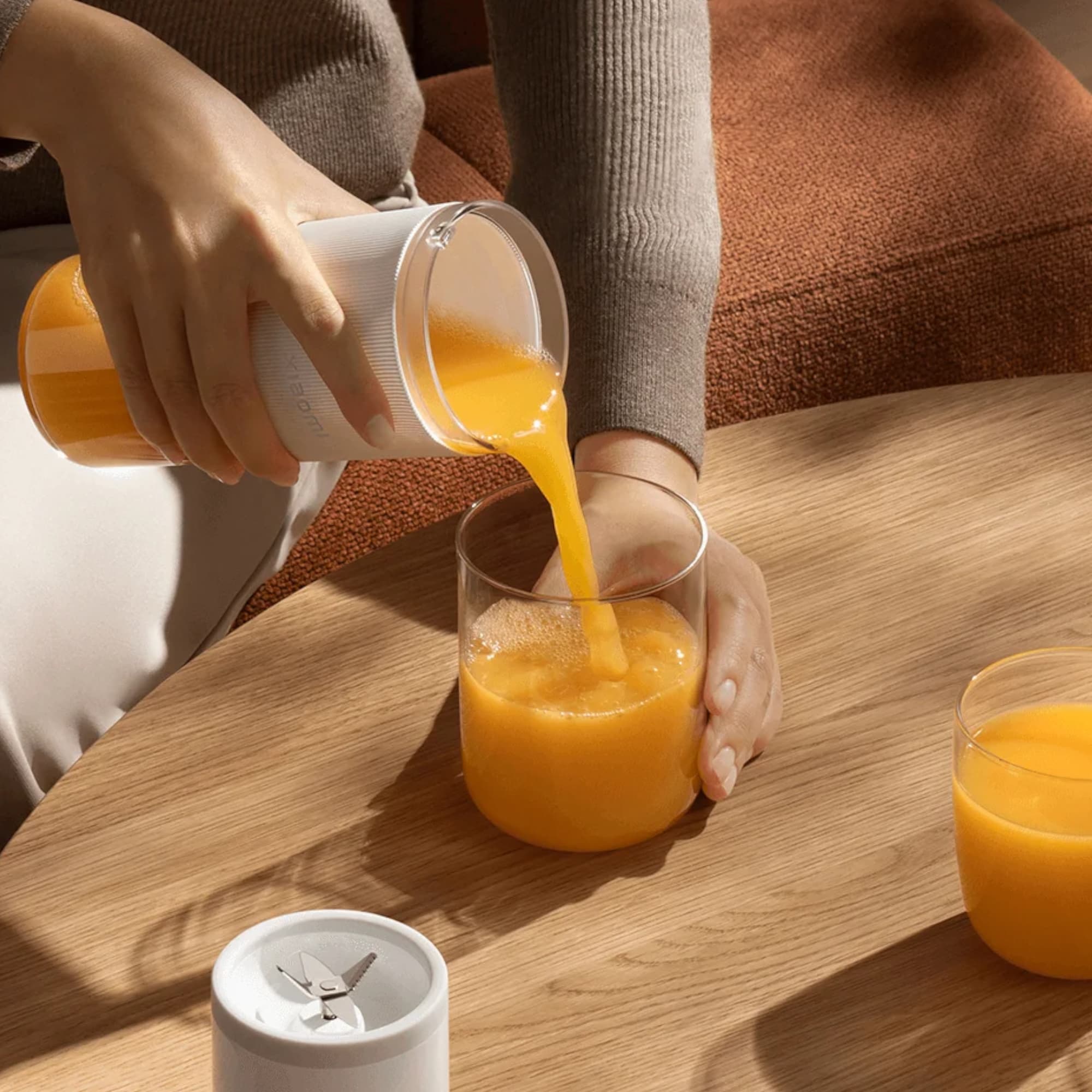 Licuadora Portátil Inalámbrica Xiaomi 300ml 45W
 - 7