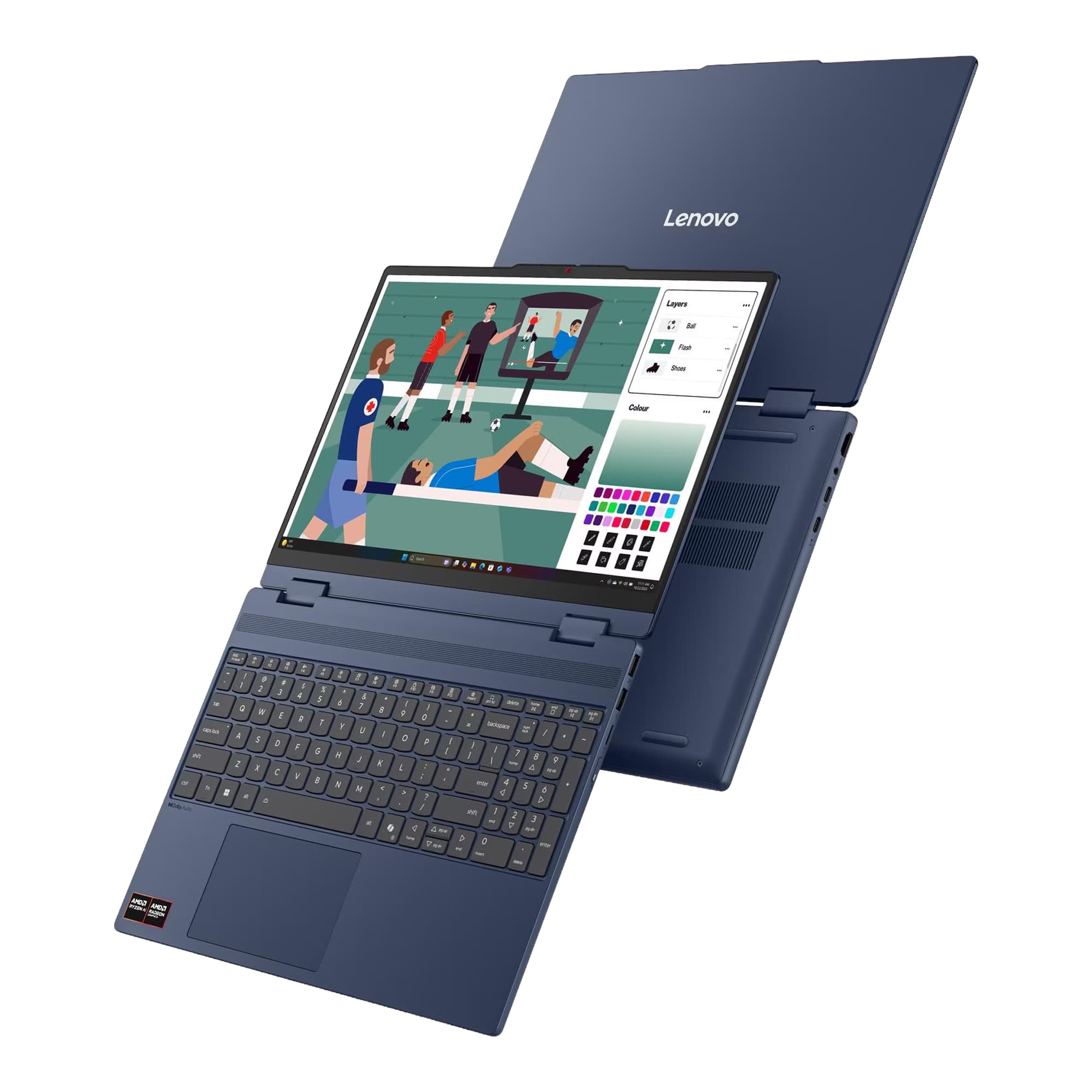 Notebook 2en1 Lenovo 14'' Ryzen AI 5 16gb 512gb Win11 Copilot+ Pc - 6