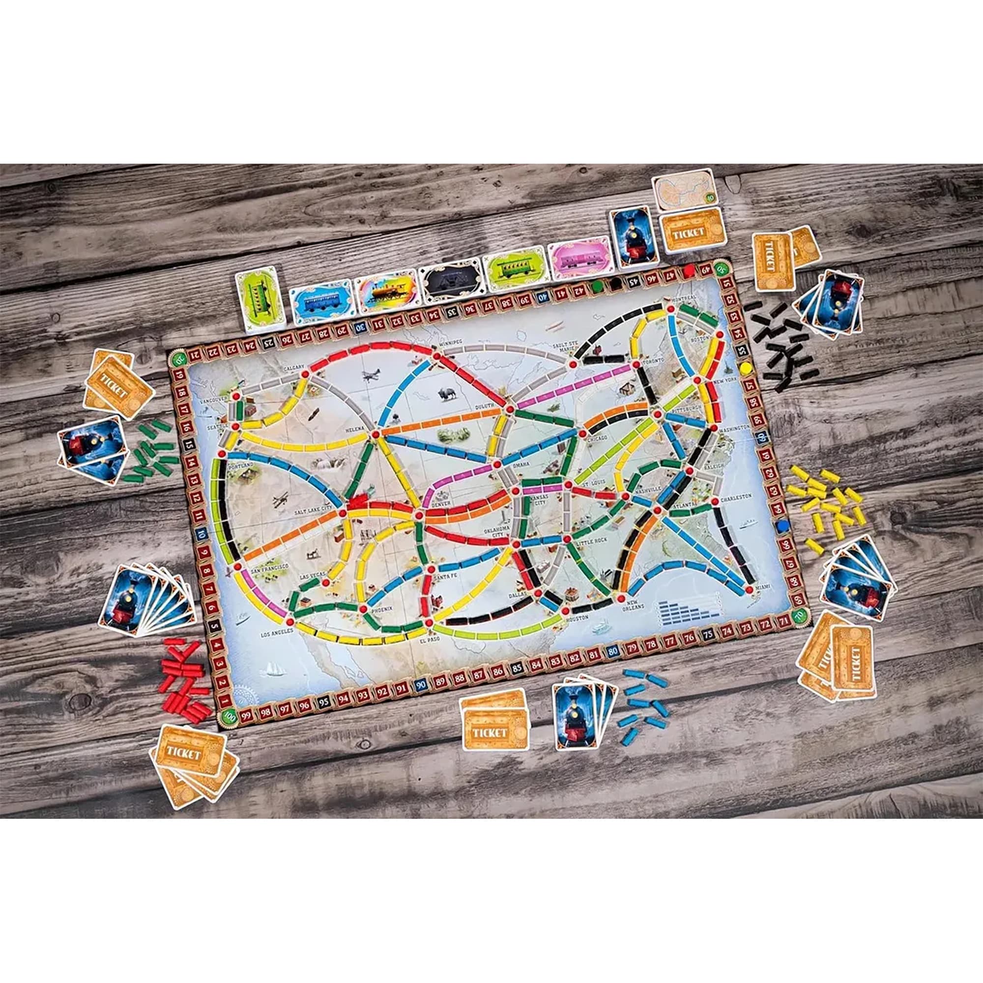 Juego de Mesa Asmodee ¡Aventureros Al Tren! +8 - 3