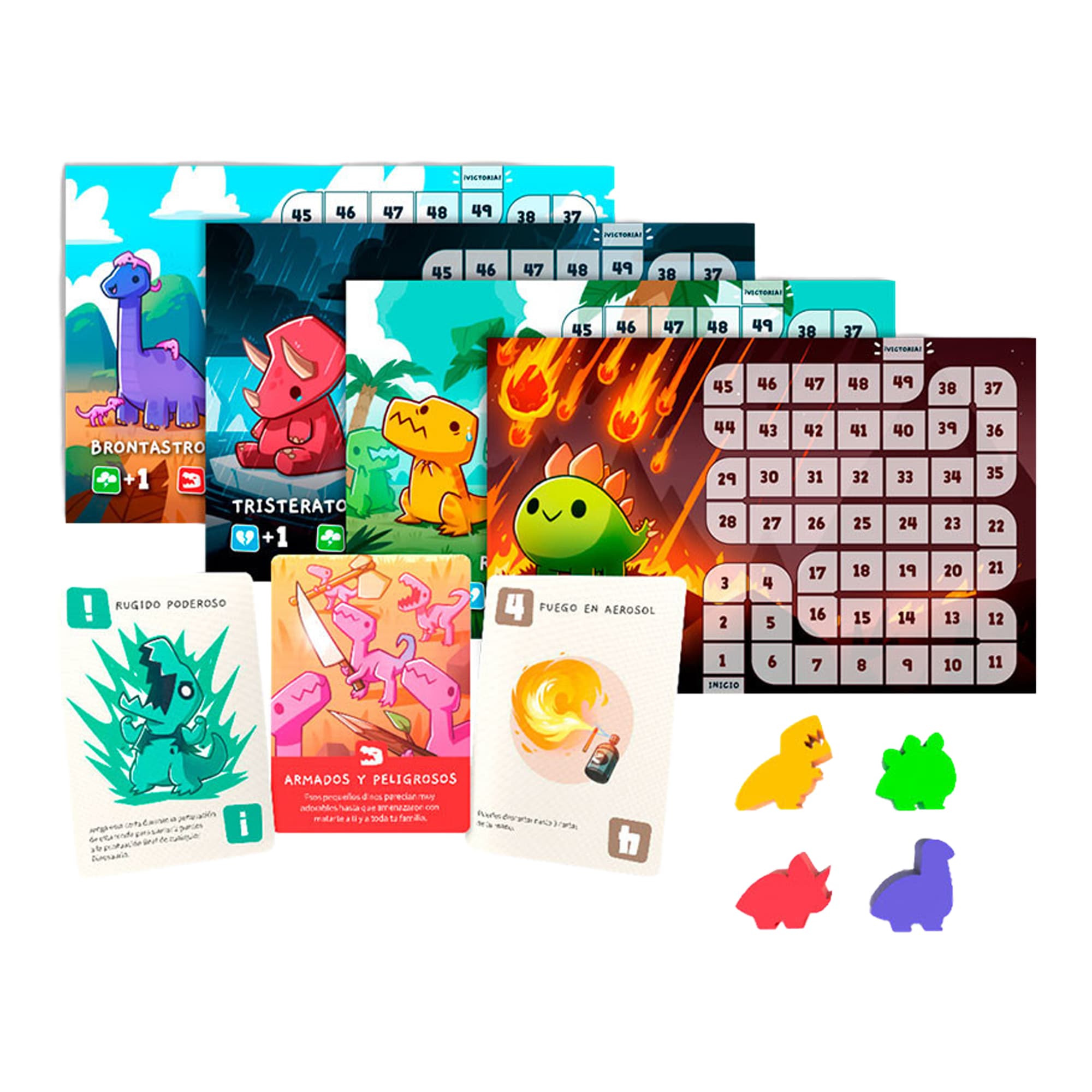 Juego De Mesa Asmodee Happy Little Dinosaurs: Sonríe, Ya Queda Poco +8 - 2