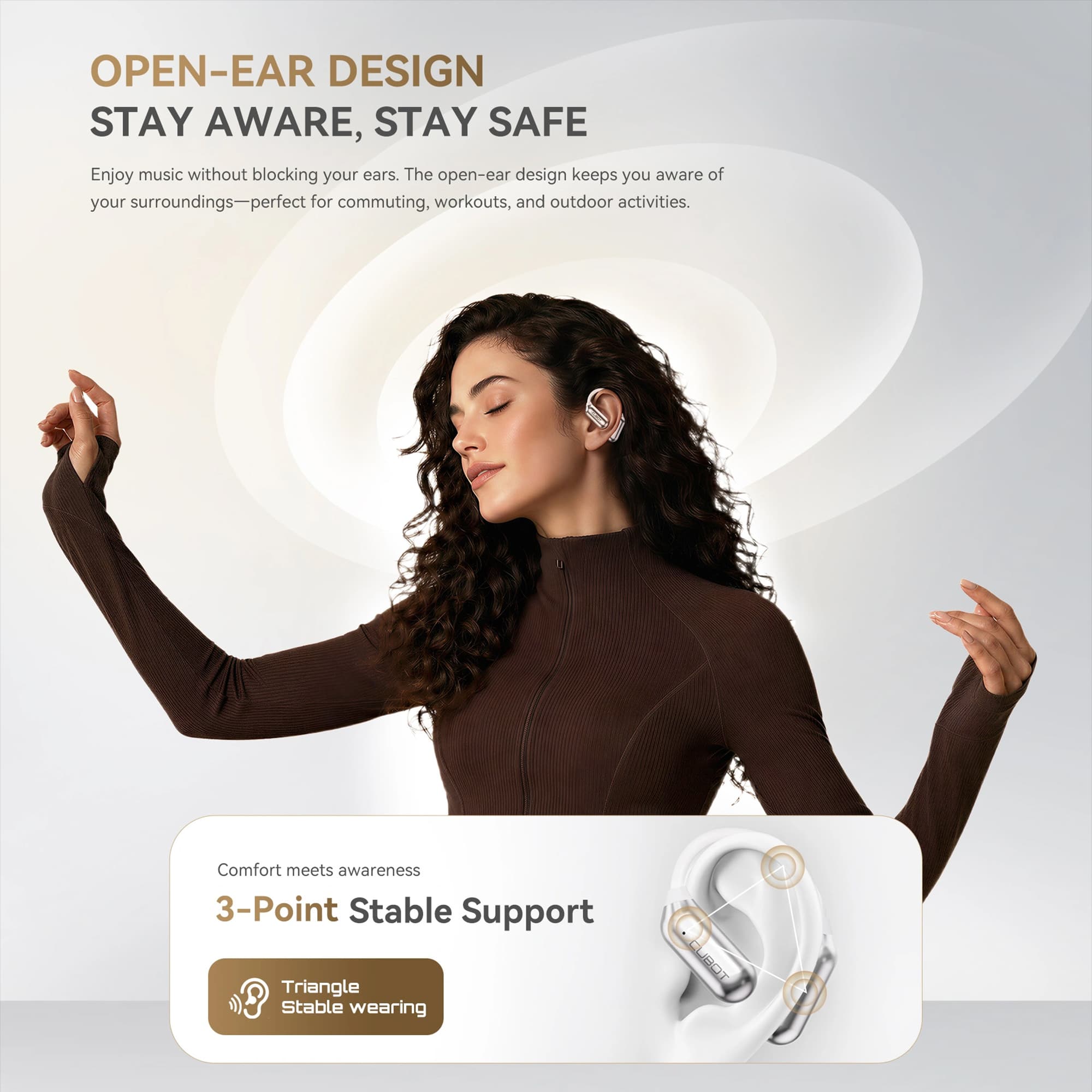 Auriculares Inalámbricos BT Cubot Vibe R5 IPX5 - 3