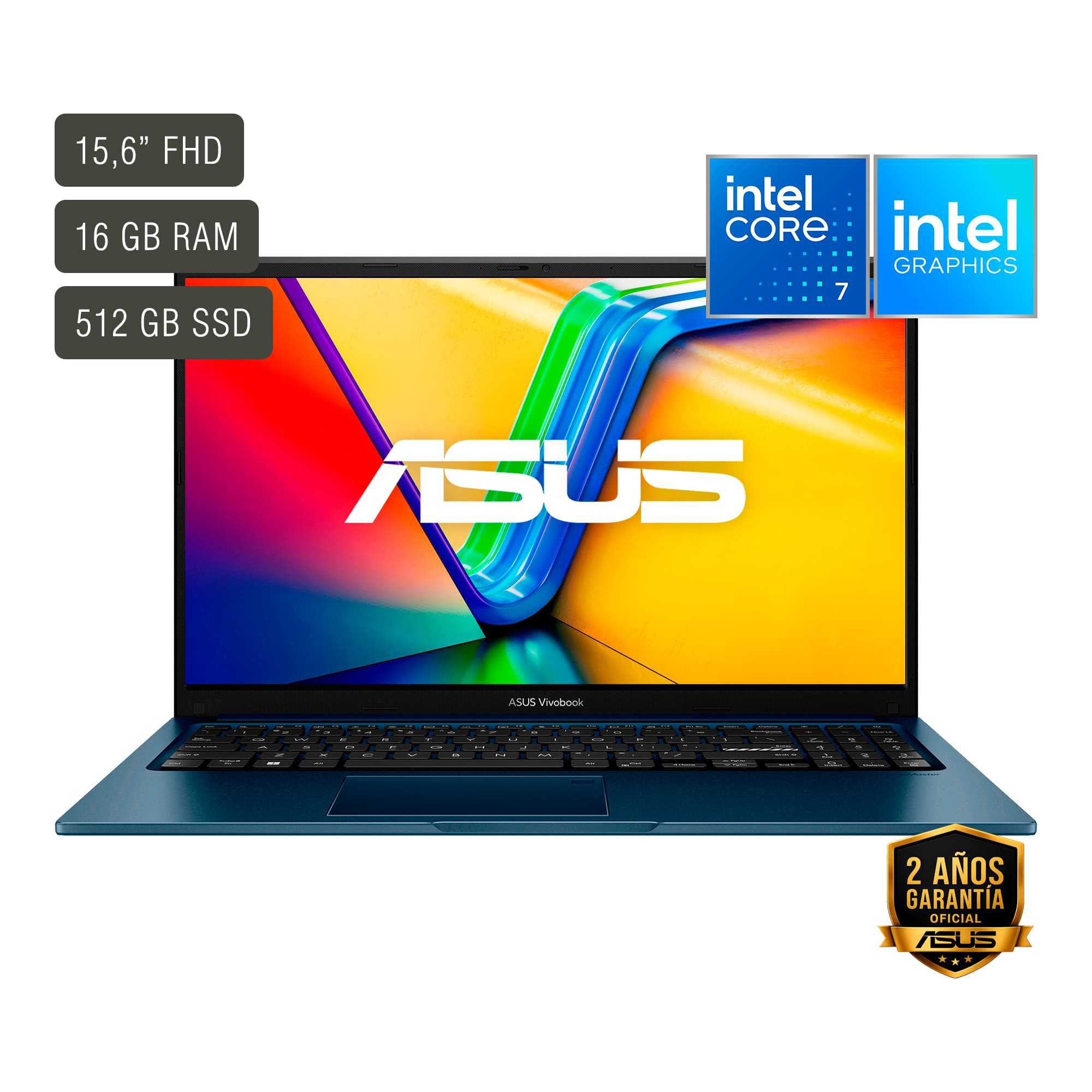 Notebook Asus Vivobook 15,6'' Core I7 16gb 512gb