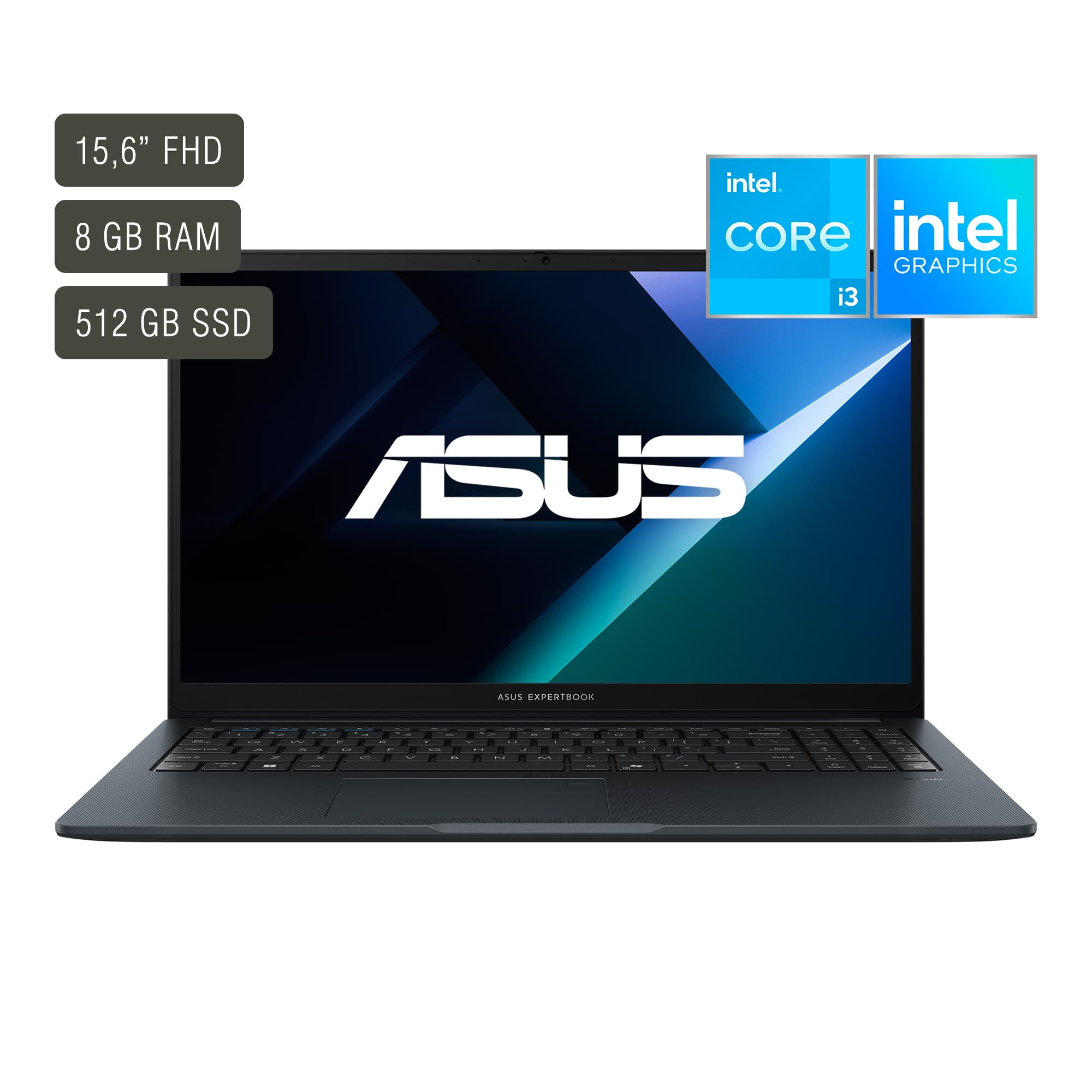 Notebook Asus ExpertBook B1 15,6'' Core I3 8gb 512gb Win11 Pro