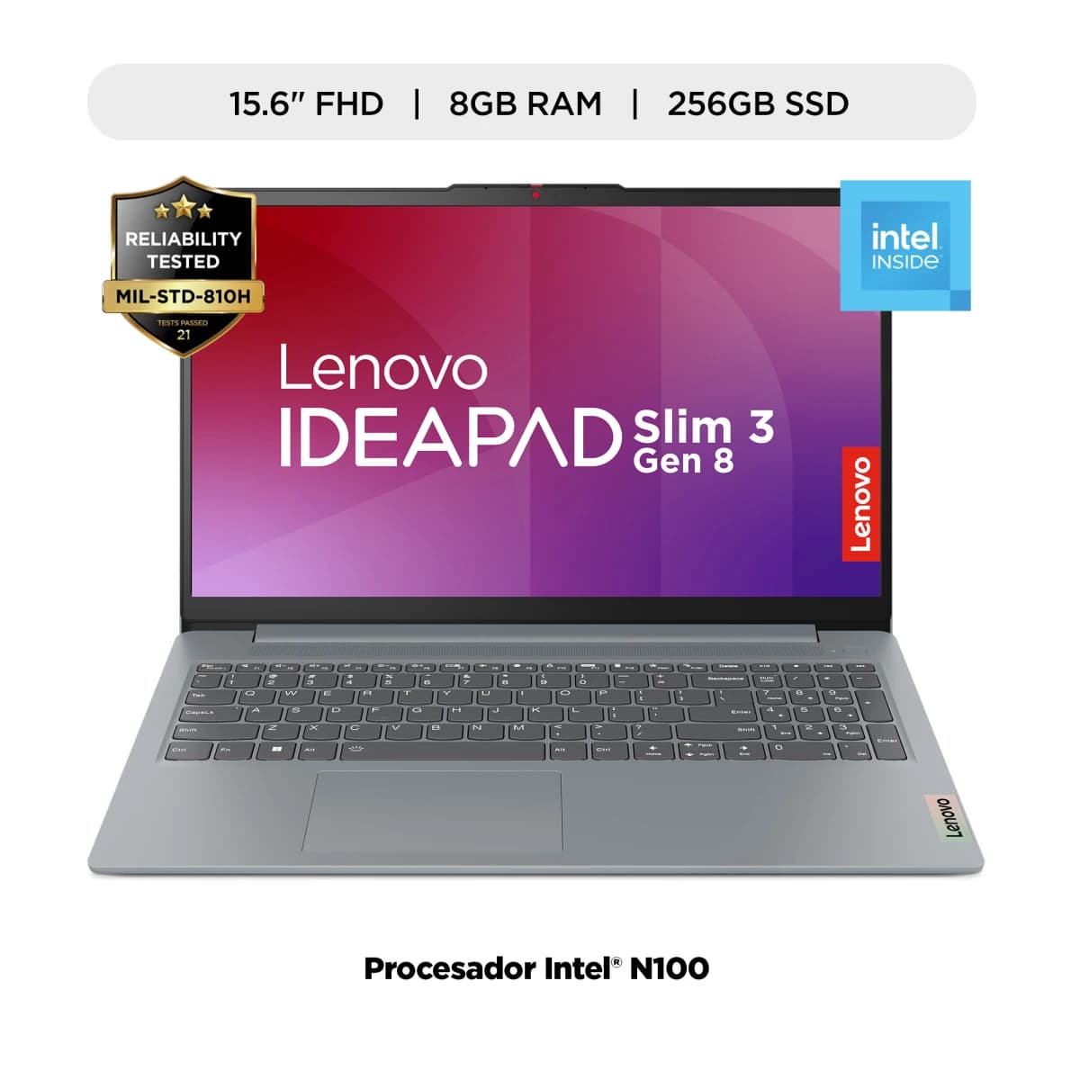 LENOVO IDEAPAD SLIM 3 15IAN8, INTEL® N100 15.6'' FHD  8.0GB,