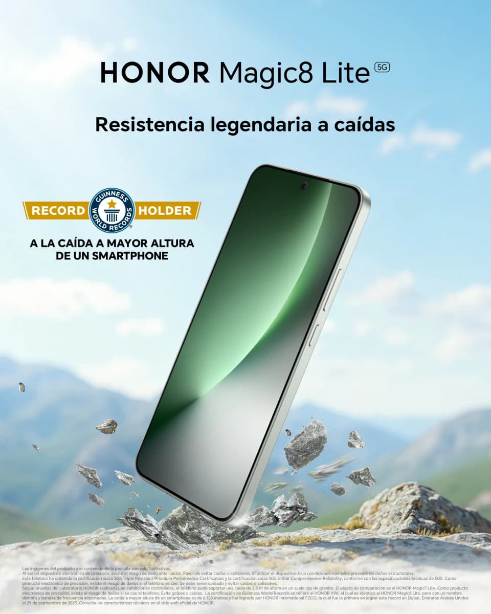 HONOR MAGIC8 LITE 8GB+256GB DUAL CARD OM US - GREEN - 16