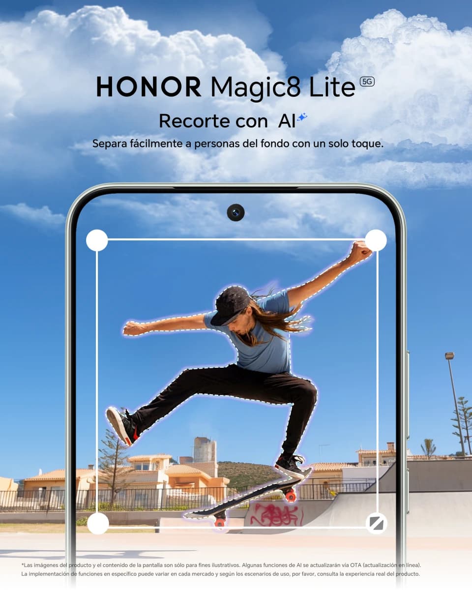 HONOR MAGIC8 LITE 8GB+256GB DUAL CARD OM US - GREEN - 13