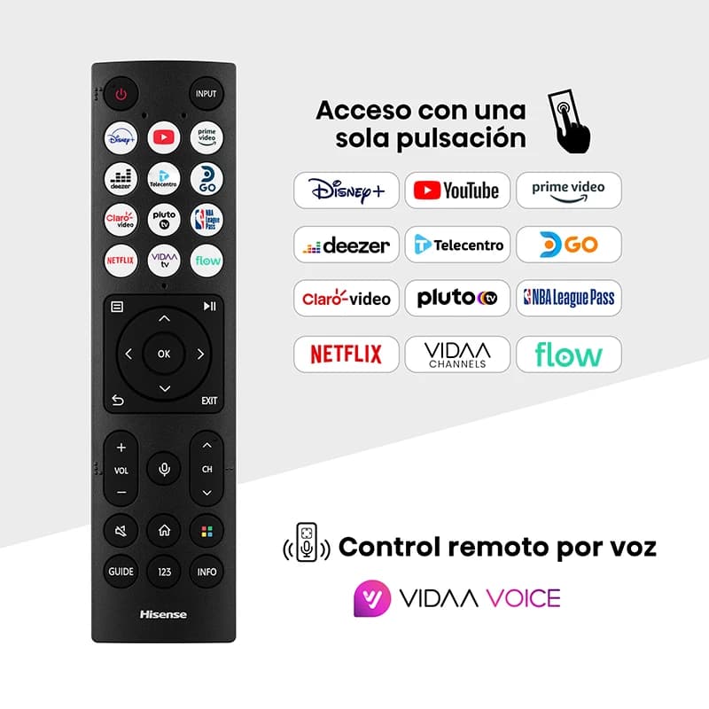 SMART TV HISENSE 50" SERIE A6N 4K ULTRA UHD - 2