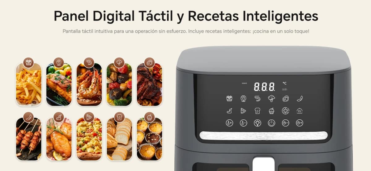 HONOR CHOICE AIR FRYER GREY - 8