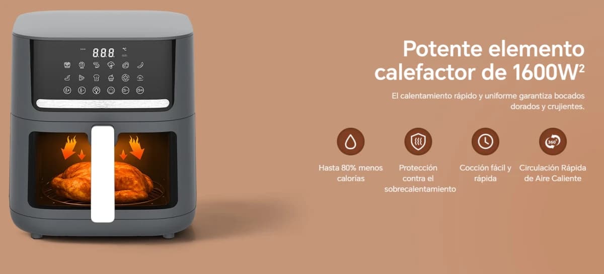 HONOR CHOICE AIR FRYER GREY - 7