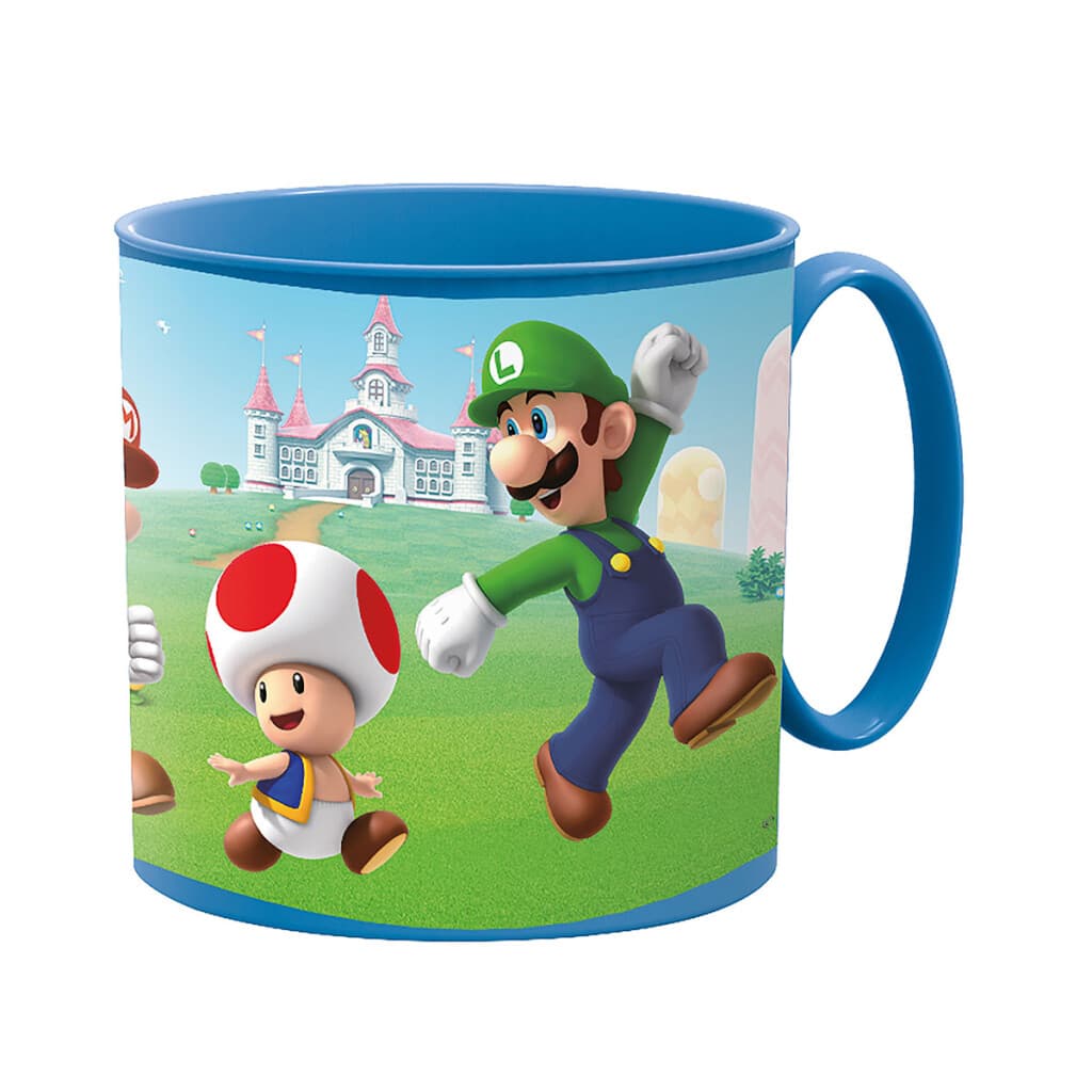 Taza Plástica Easy Super Mario para Microondas 265 ml - 1