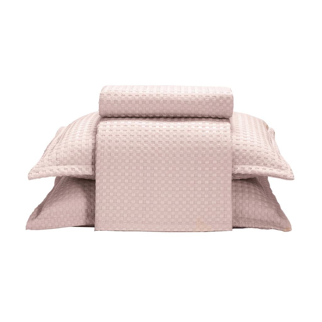 Juego Colcha y Funda Dohler Provenza 2 Plazas 100% Microfibra - SALMON - 2