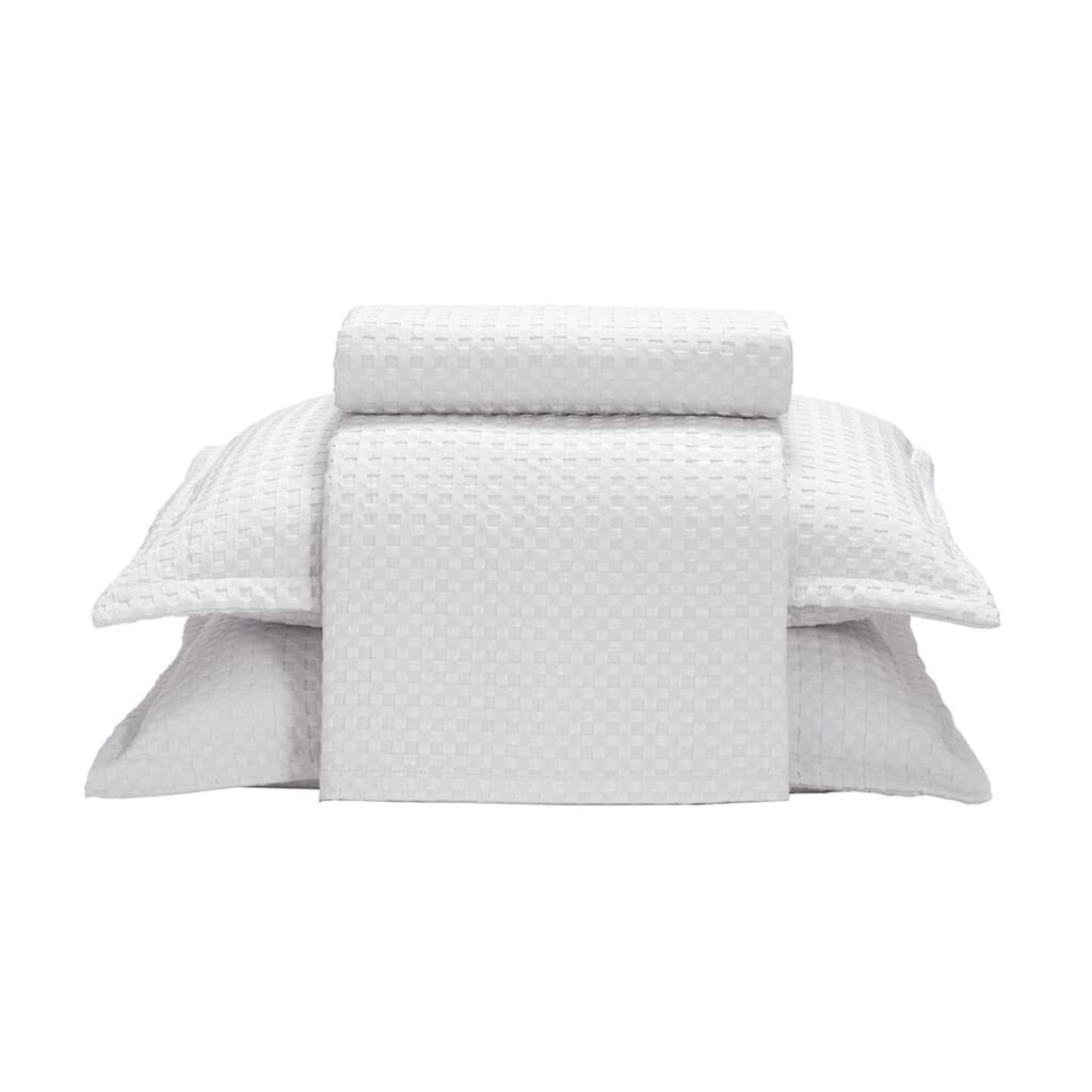 Juego Colcha y Funda Dohler Provenza 2 Plazas 100% Microfibra - BLANCO - 2