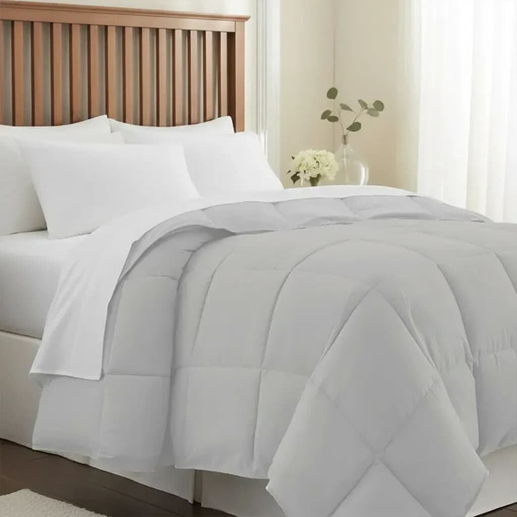Acolchado de Plumas King Size Home Class - GRIS - 1
