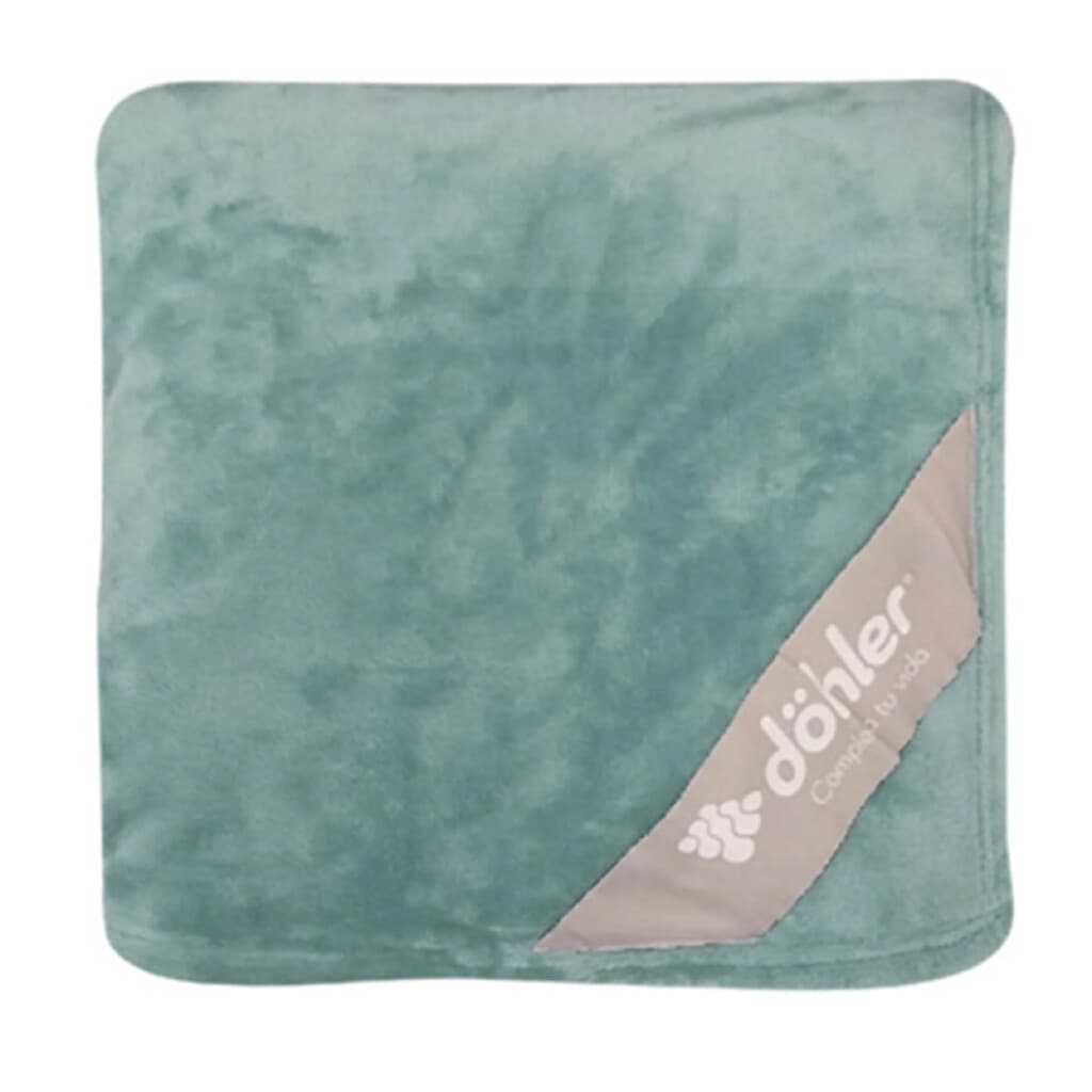 Frazada Flannel King Size Home Class 240 x 260 cm - VERDE - 2