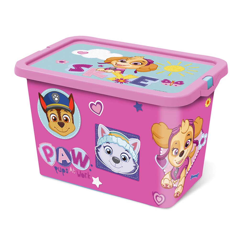 Caja Organizadora Infantil Paw Patrol 7 Lts Plástica - 1