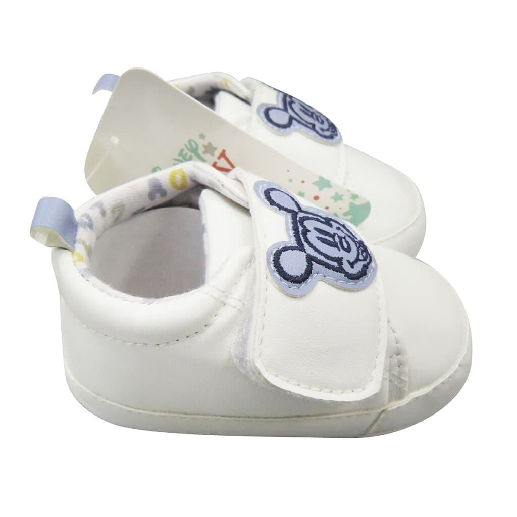 Calzado con Cinta Adherente Para Bebés Mickey 3 a 15 Meses - 3-6 M - 3