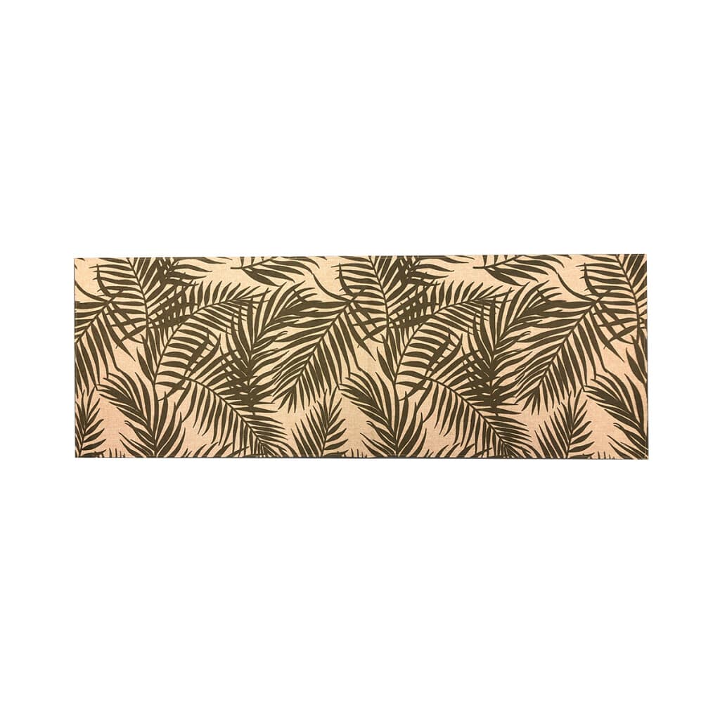 Sendero Lino Estampado Home Class 35 x 100 cm - HOJAS VERDE - 1
