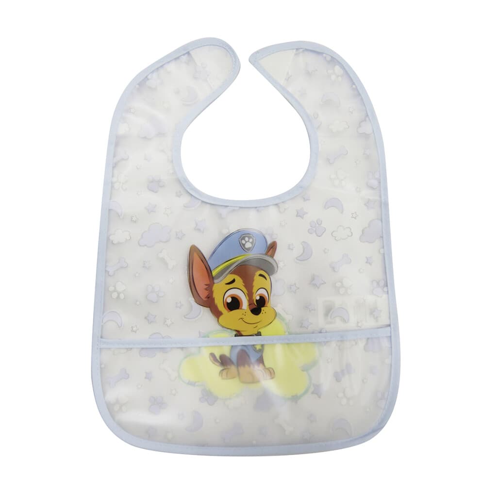 Babero para Bebés Grande Paw Patrol 35 x 25 cm - CELESTE - 1