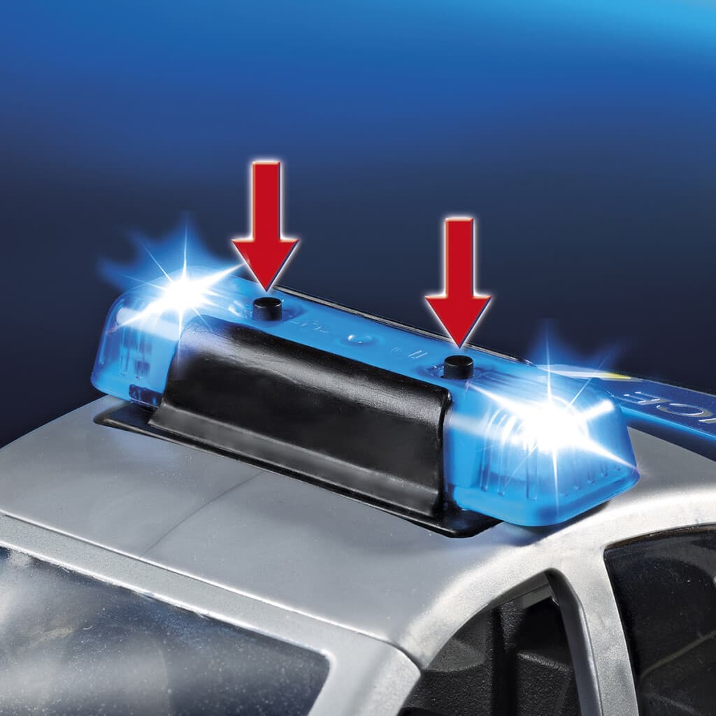 Coche Patrulla Policía con Luz Playmobil 24 Piezas - 4