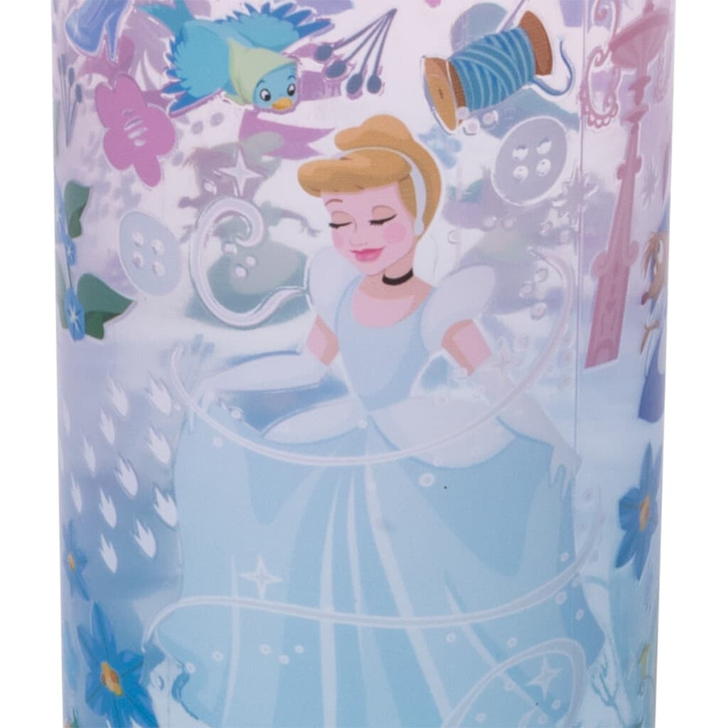 Botella Plática Relieve Princesas Disney 600 ml - Cenicienta - 4