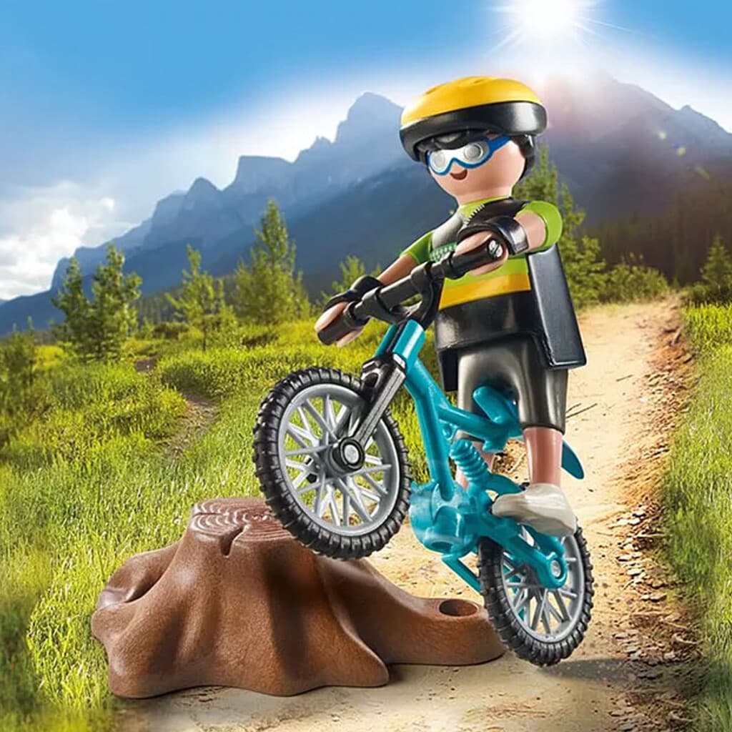 Ciclista de Montaña Special Plus Playmobil 10 Piezas - 1