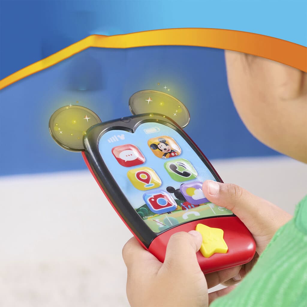 Celular Didáctico Clubhouse Mickey Mouse con Luz y Sonido - 4