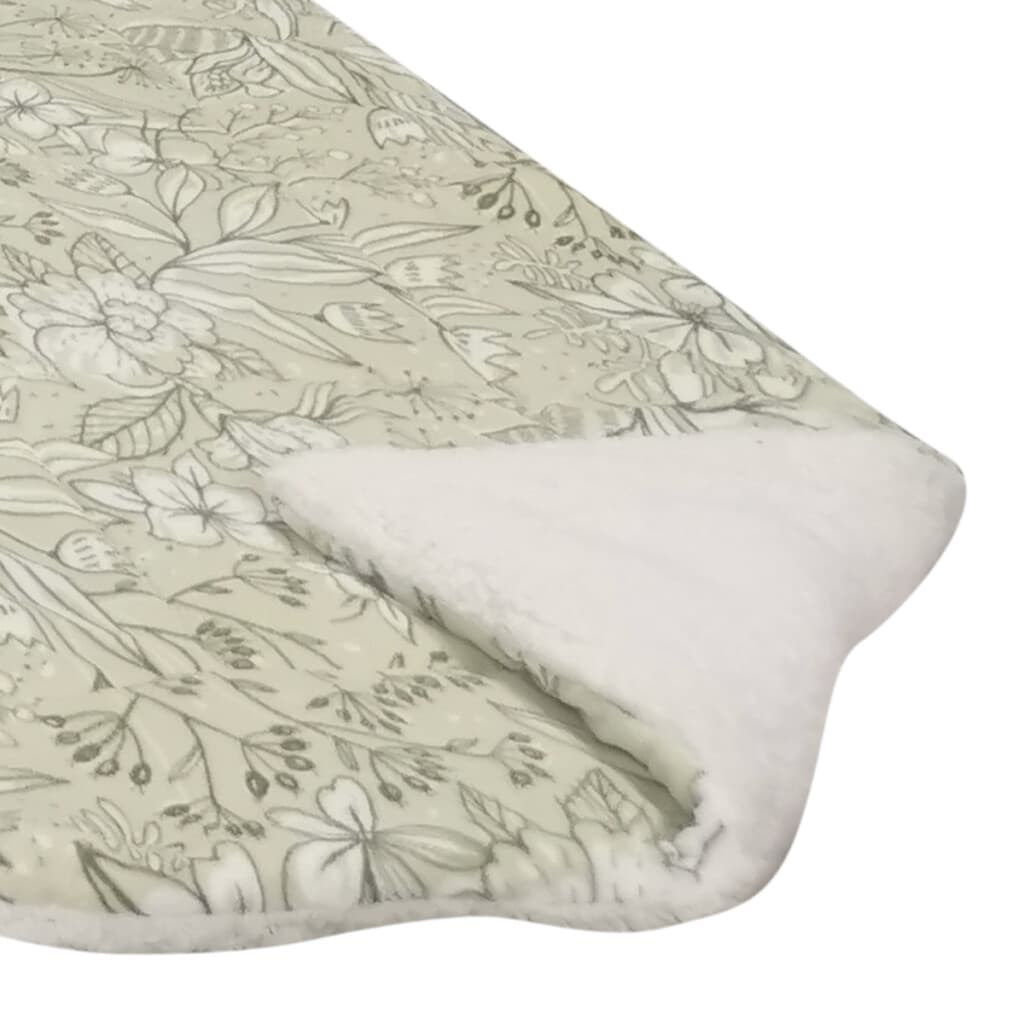 Acolchado Queen Size Terciopelo con Corderito Richmond 220 x 240 cm - VERDE - 3