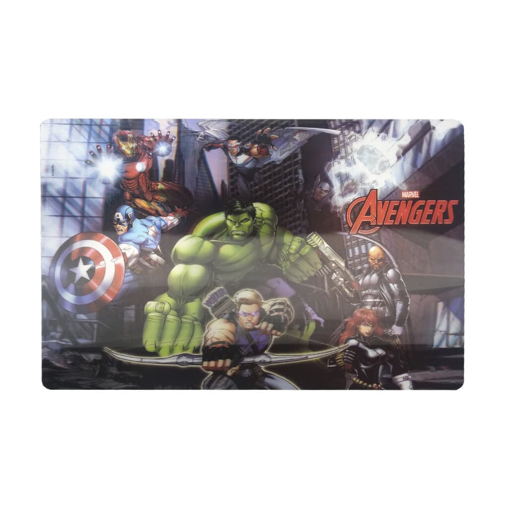 Individual 3D Infantil Plástico Avengers 27 x 42 cm - 1