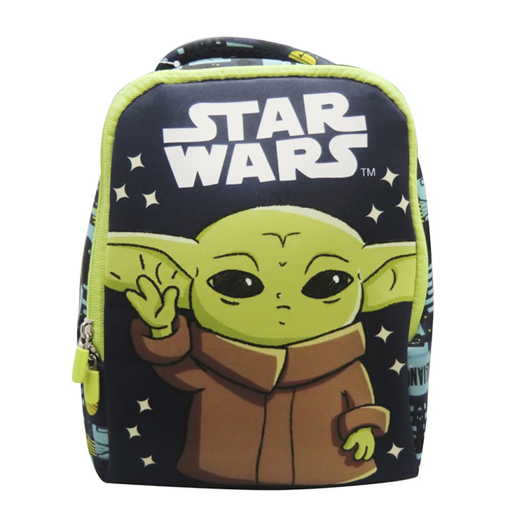 Mochila Infantil Baby Yoda Neopreno Chica 27 x 21 cm - 1