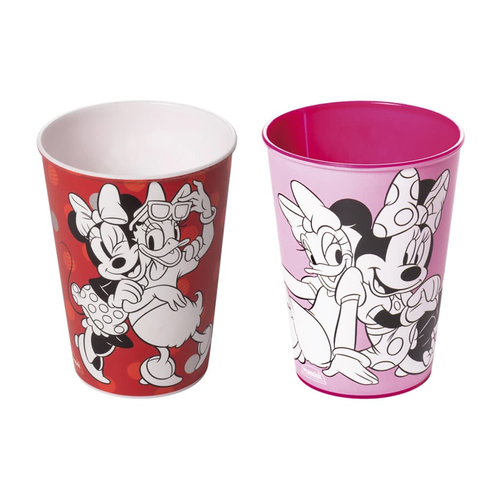 Vaso Plástico Minnie 320 ml Diseños Surtidos - 1