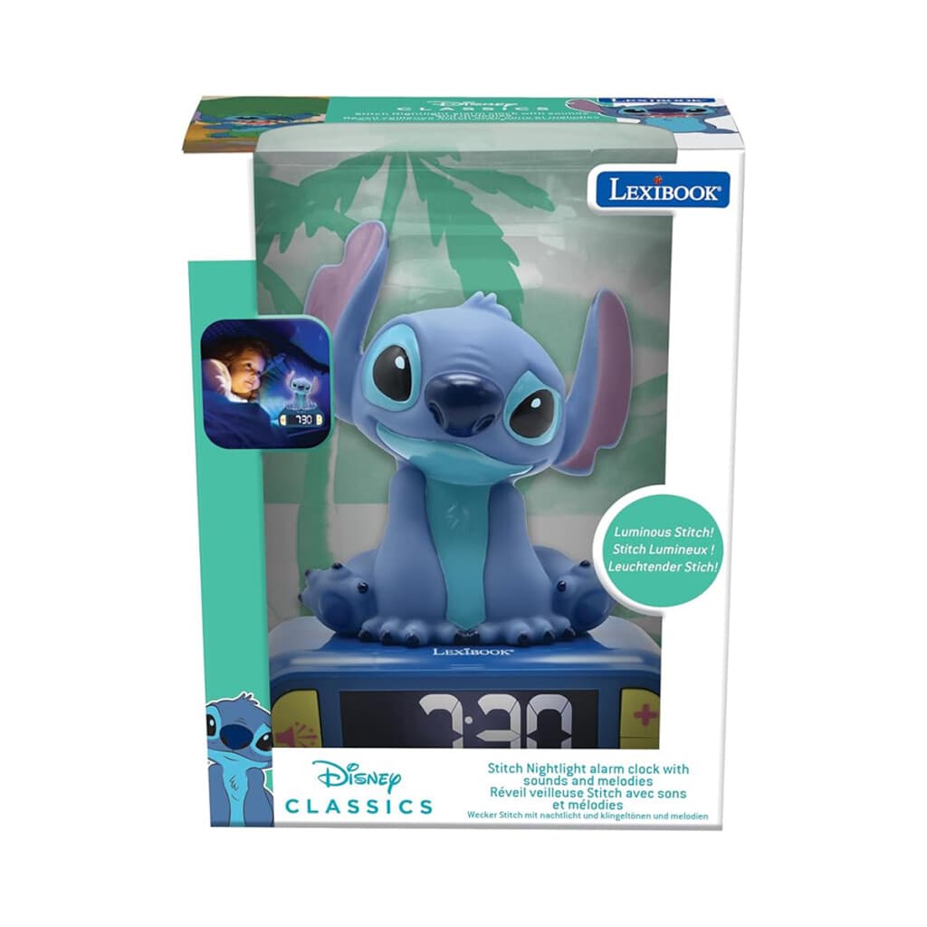 Reloj Despertador Digital 3D Lexibook - Stitch - 2
