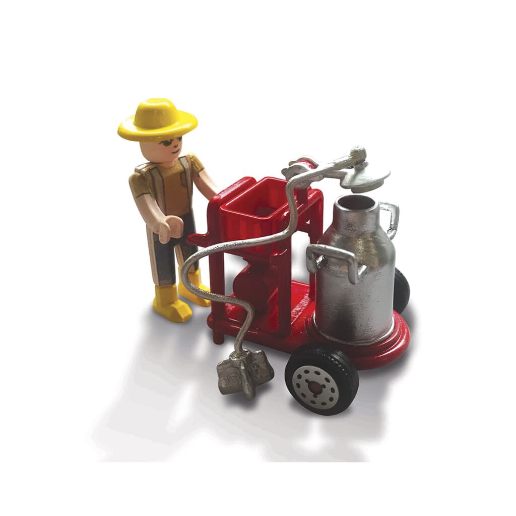Bburago Juego de Granja Vacuno con Tractor Fendt FarmLand - 5