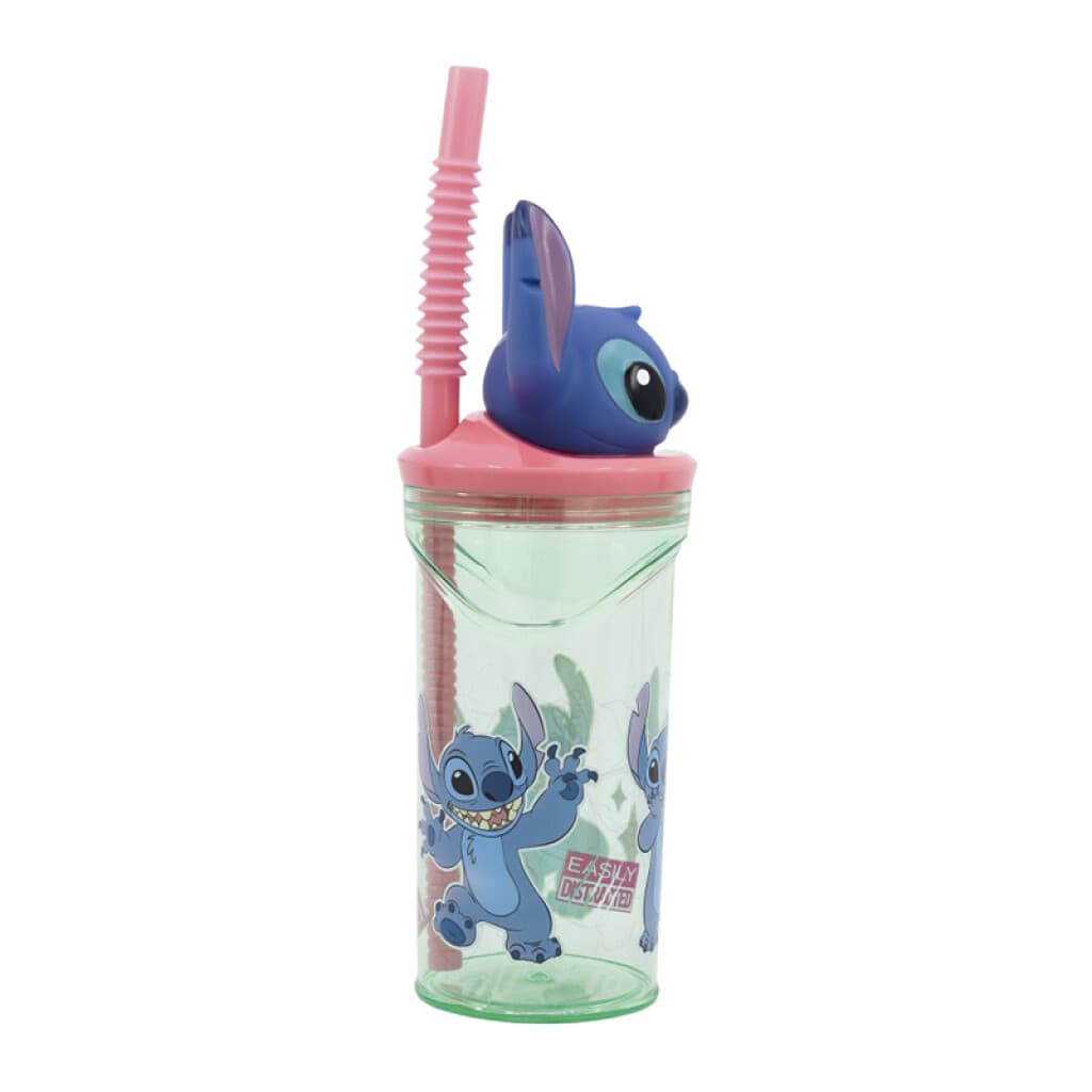 Vaso Alto con Forma 3D Stitch 18 cm 360ml - 3