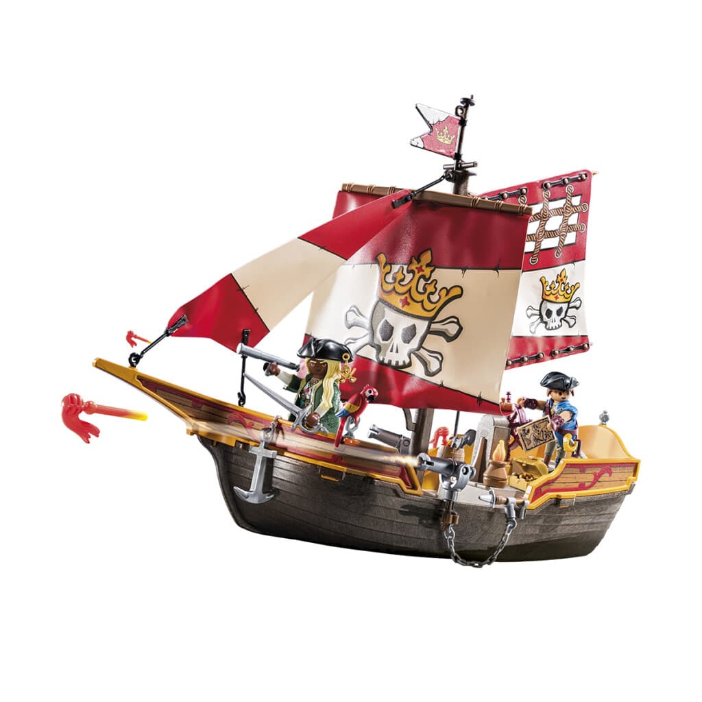 Barco Pirata Playmobil 101 Piezas - 3