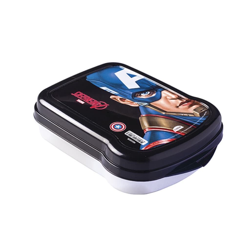 Sandwichera de Plástico Marvel Oficial - Capitán América - 1