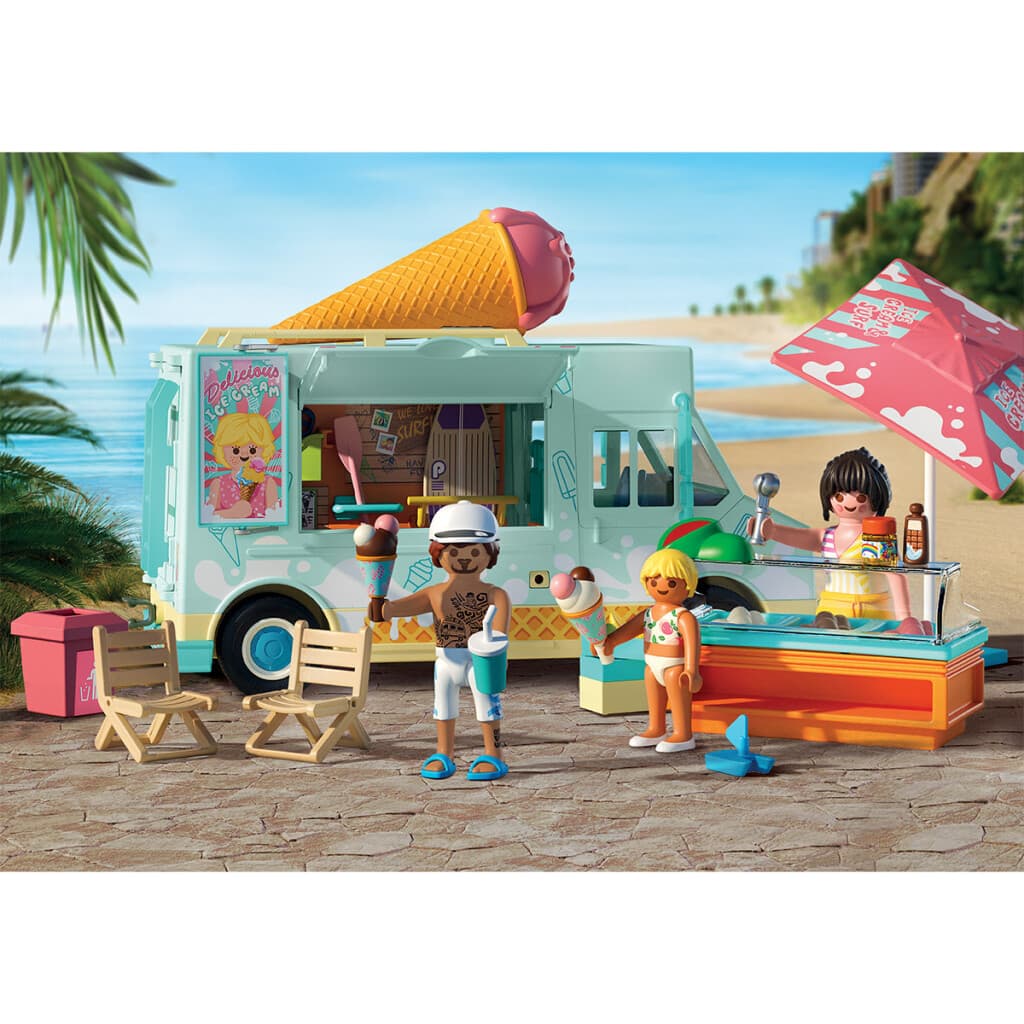 Camión de Helado con Tienda Surf Playmobil 101 Piezas - 4