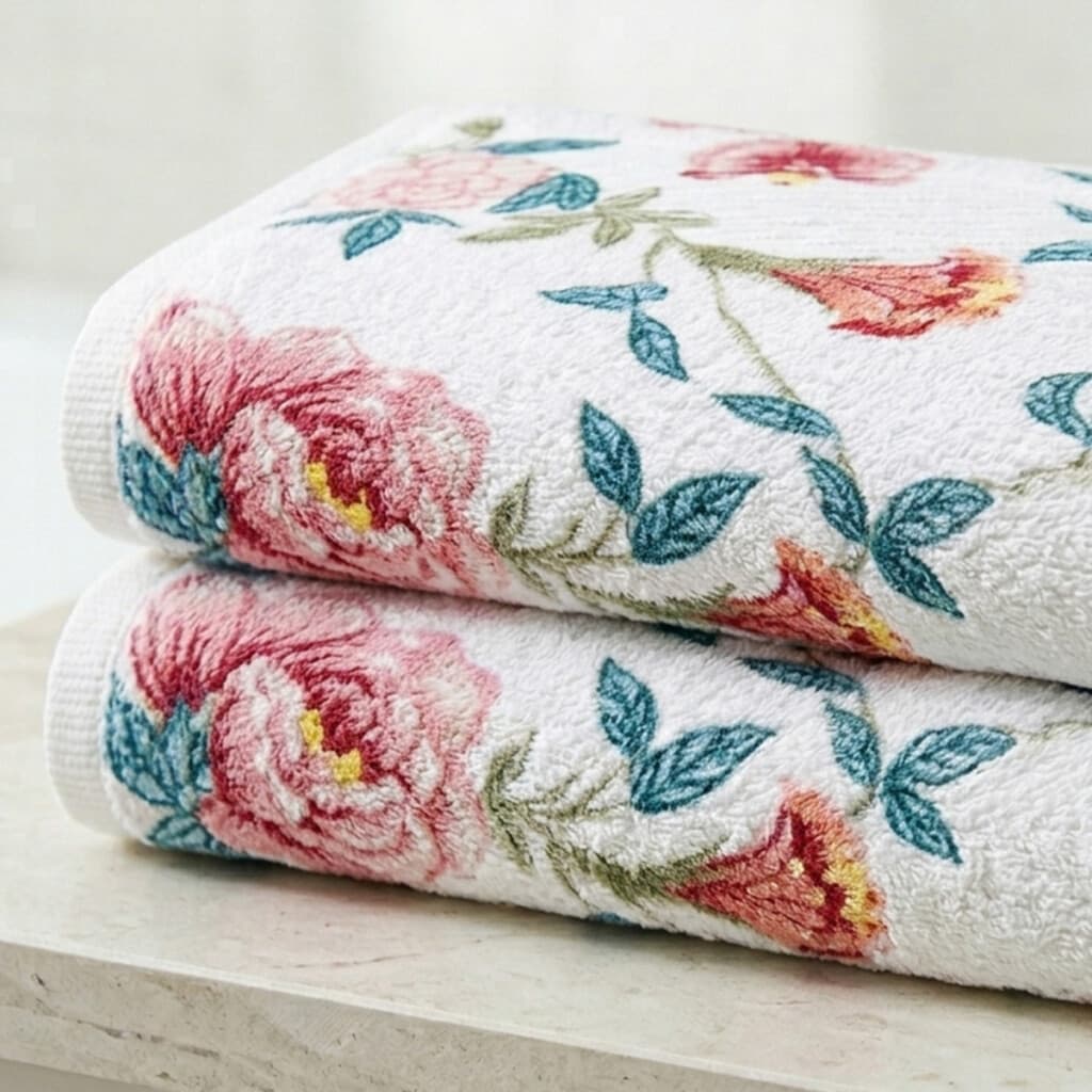 Pack X 2 Toallas Prisma Dohler Estampadas 100% Algodón - FIORELLA - 1