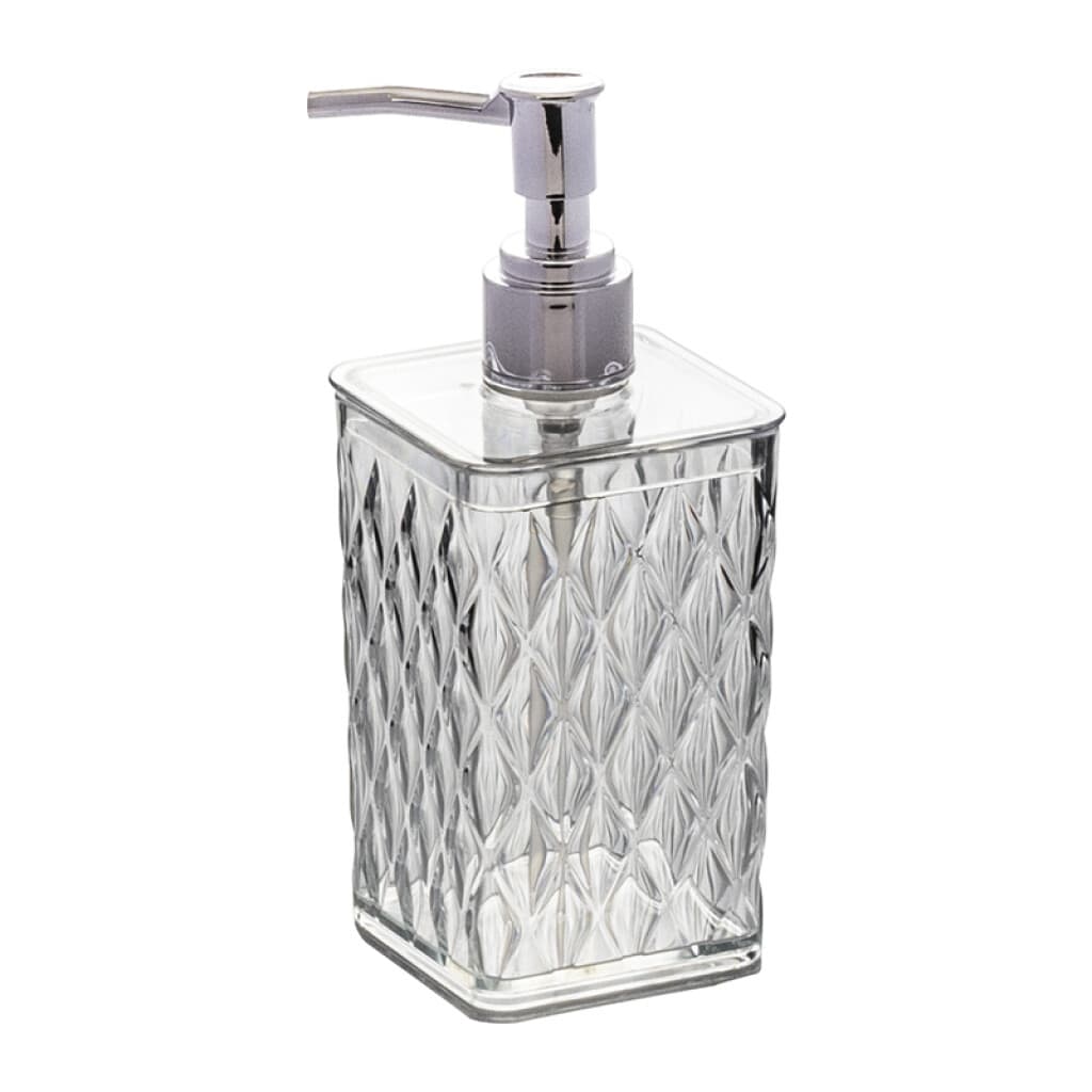 Dispensador Plástico de Jabón Glamour 285 ml - TRANSPARENTE - 2
