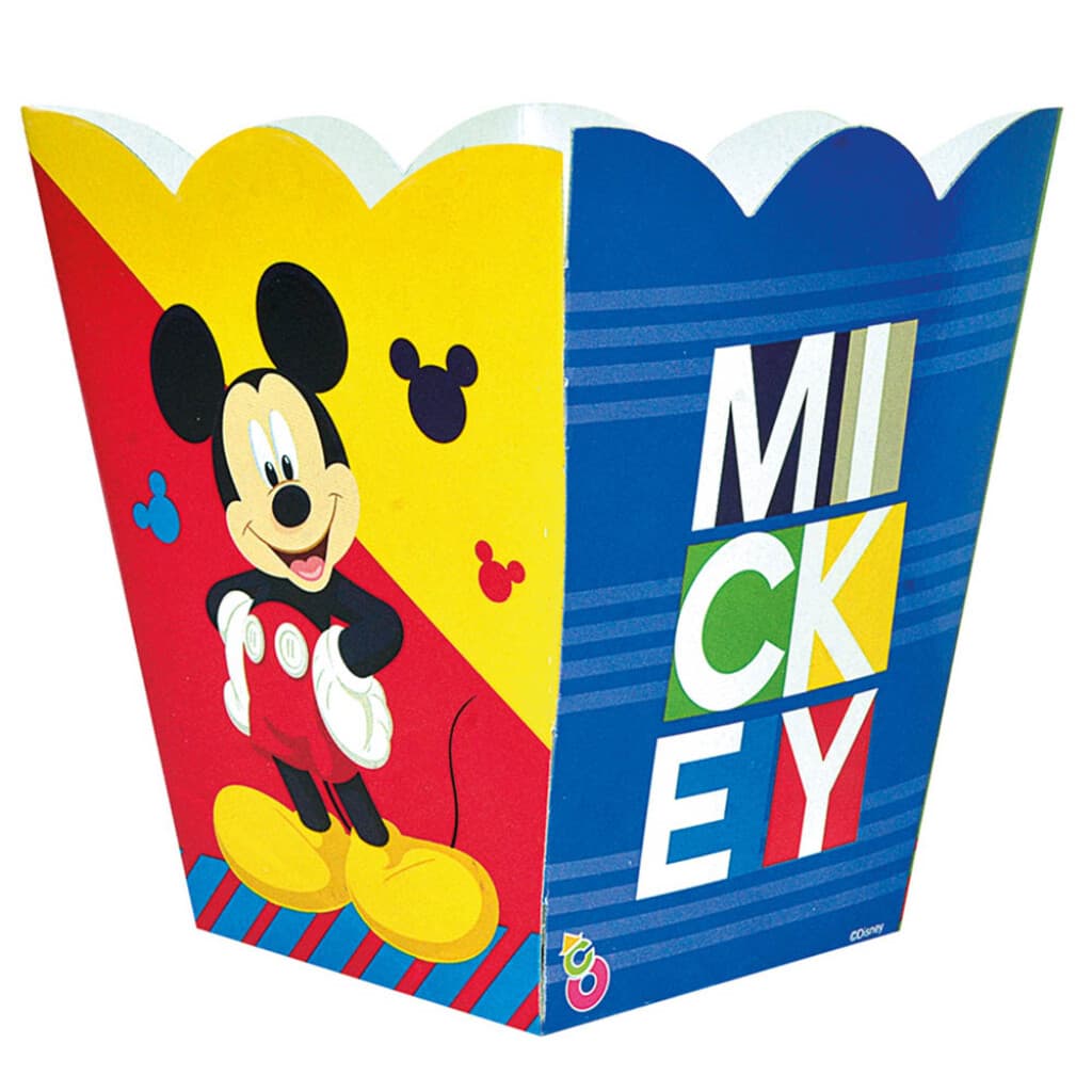 Cotillón Caja Pochoclera x 6 Mickey