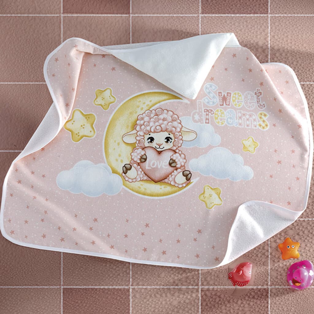 Toalla Con Capucha Bebé Döhler Velour 90 x 70 cm - SWEET - 4
